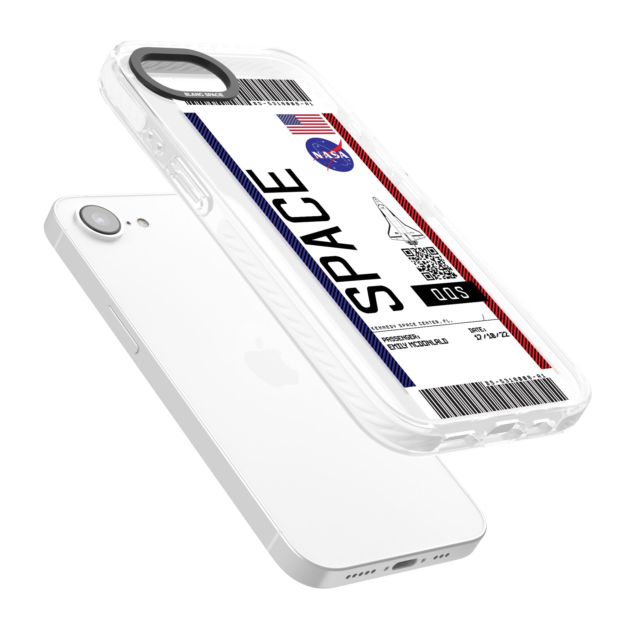 Personalised Nasa Boarding Pass (Light)