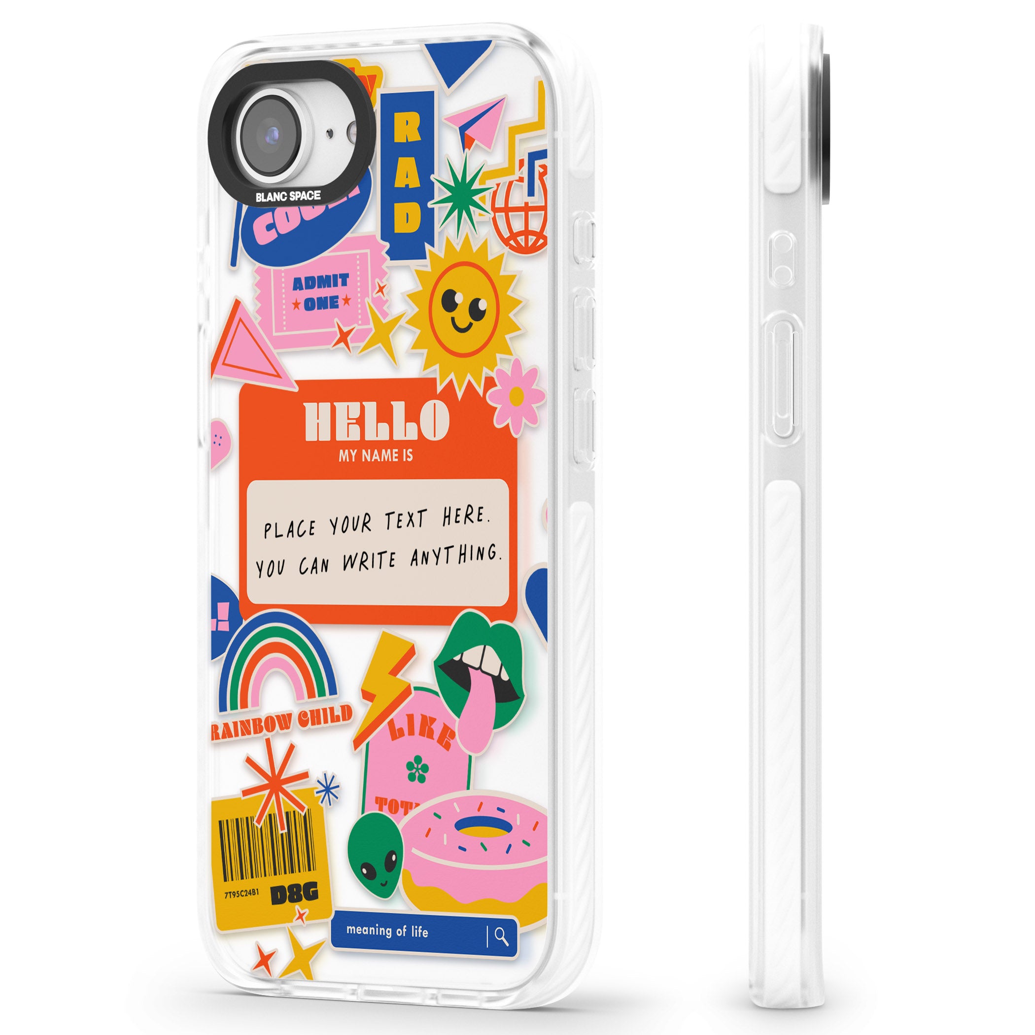 Personalised Retro Vibes Sticker