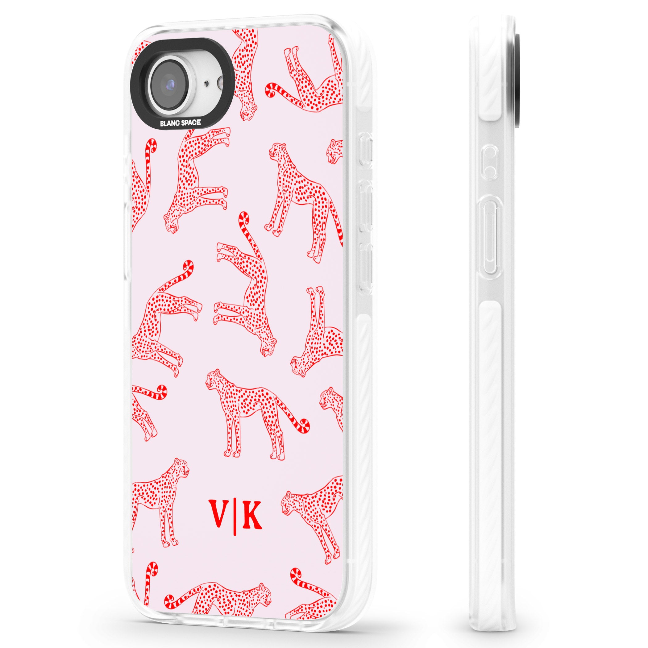 Personalised Red & Pink Cheetah