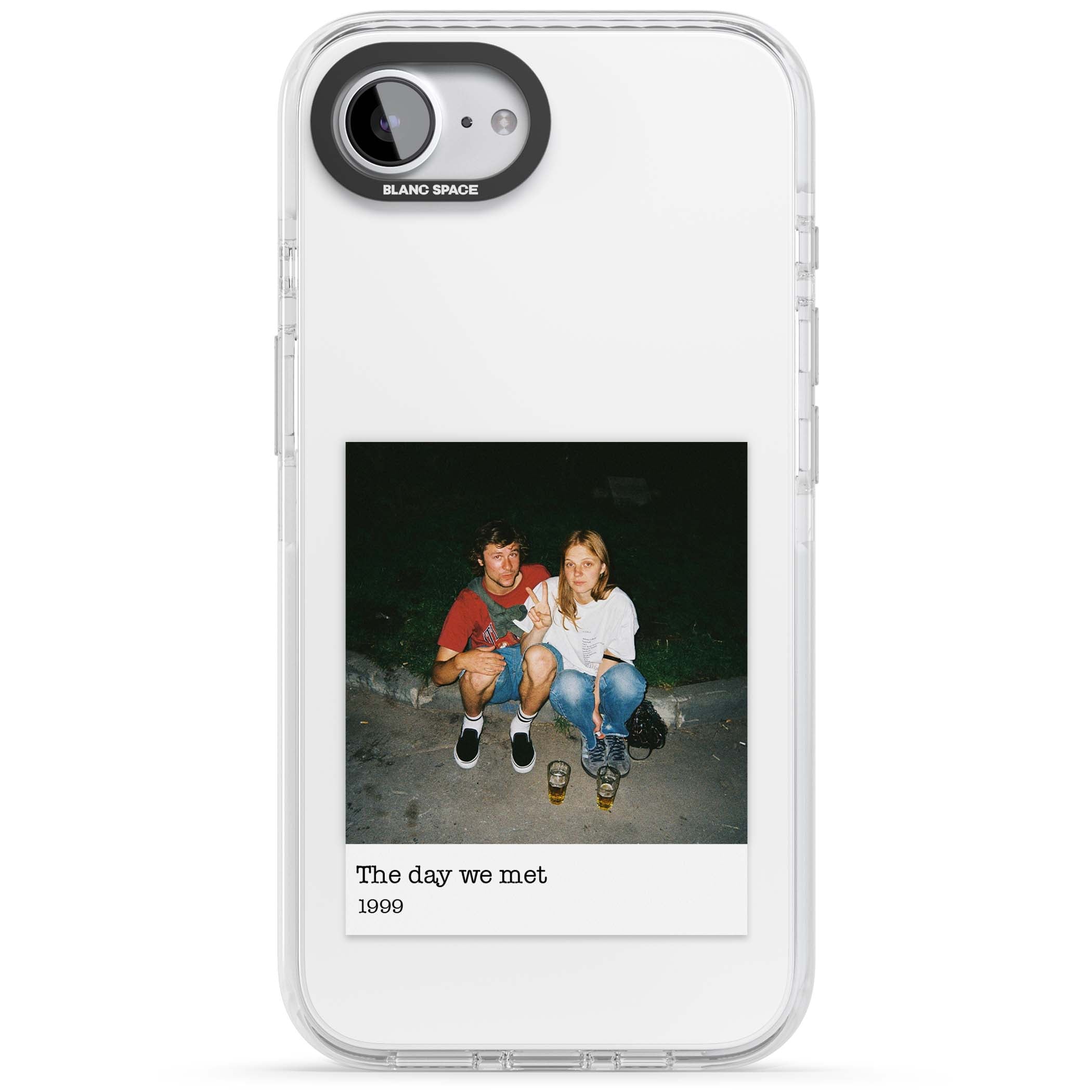 Photo Memory minimal iPhone case | Clear Impact case for iPhone 16e, iPhone 17e