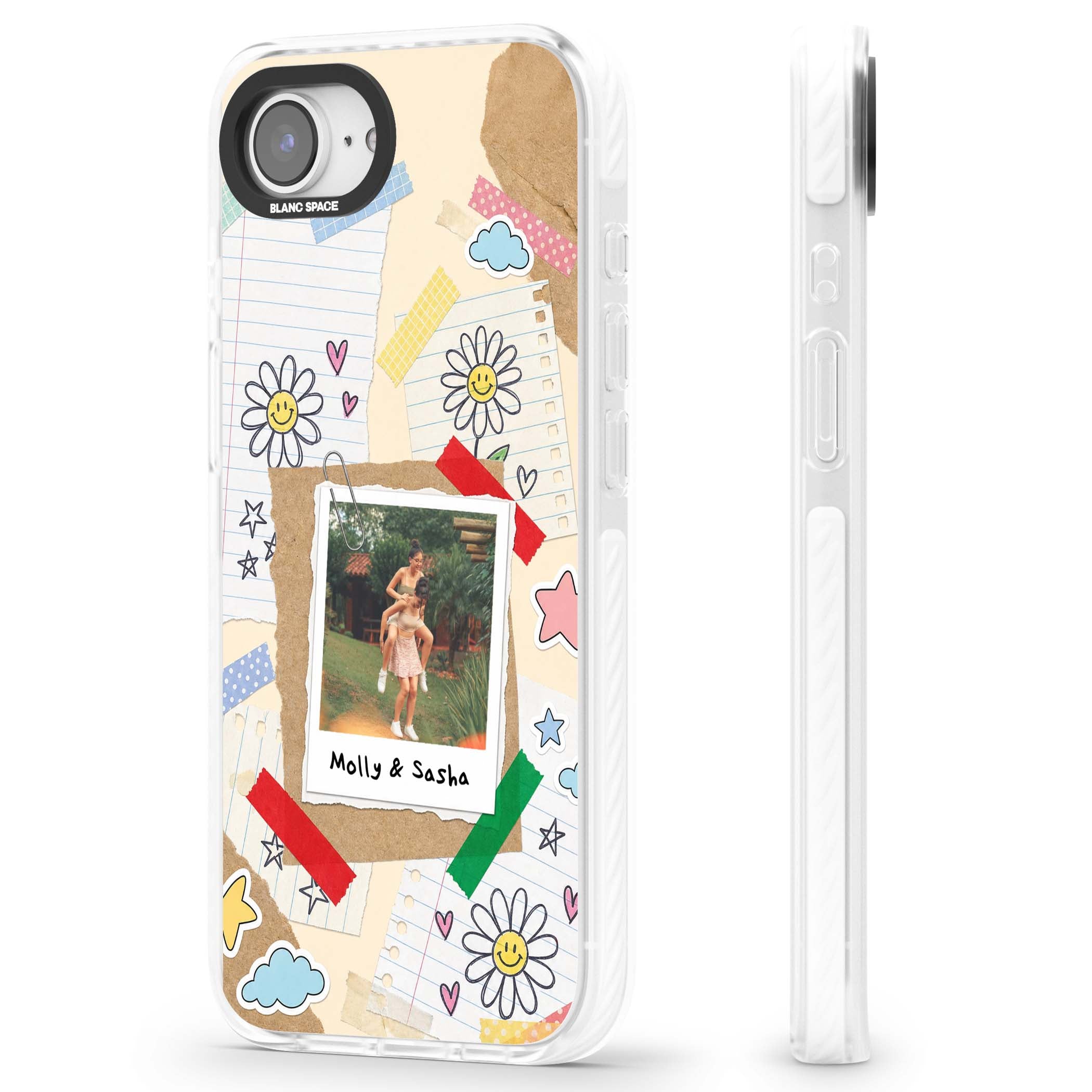 Scrapbook Photo coquette iPhone case | Clear Impact case for iPhone 16e, iPhone 17e