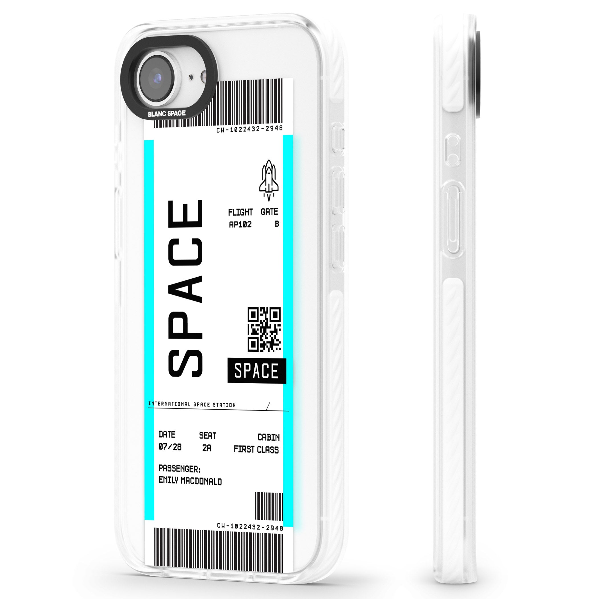 Personalised Space Travel Ticket