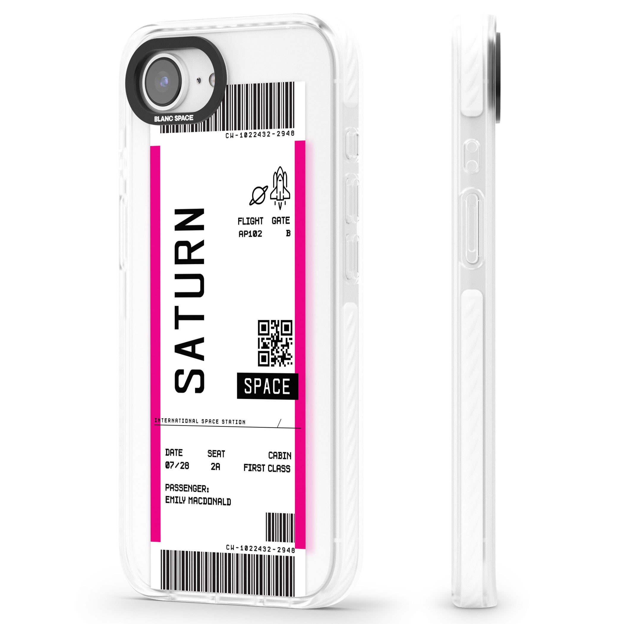 Personalised Saturn Travel Ticket