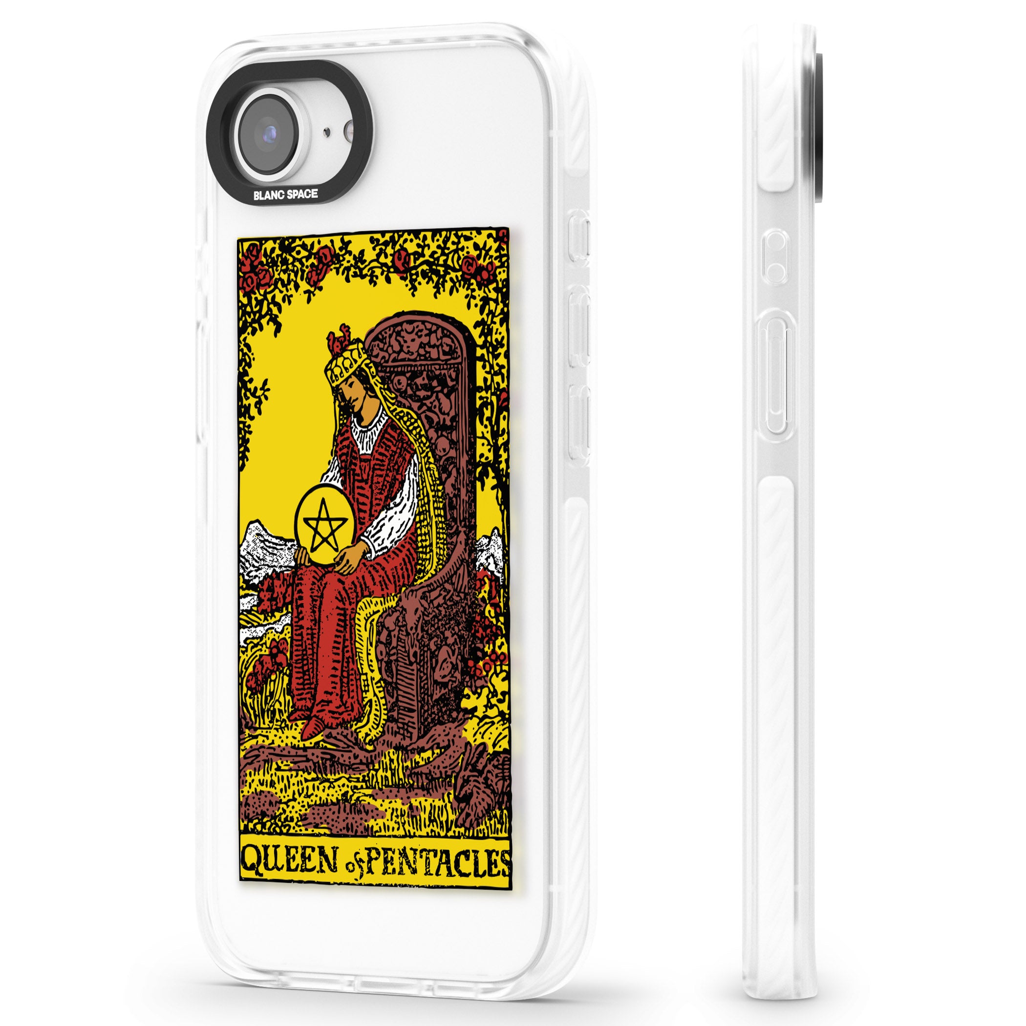 Personalised Queen Of Pentacles Tarot Card (Color)