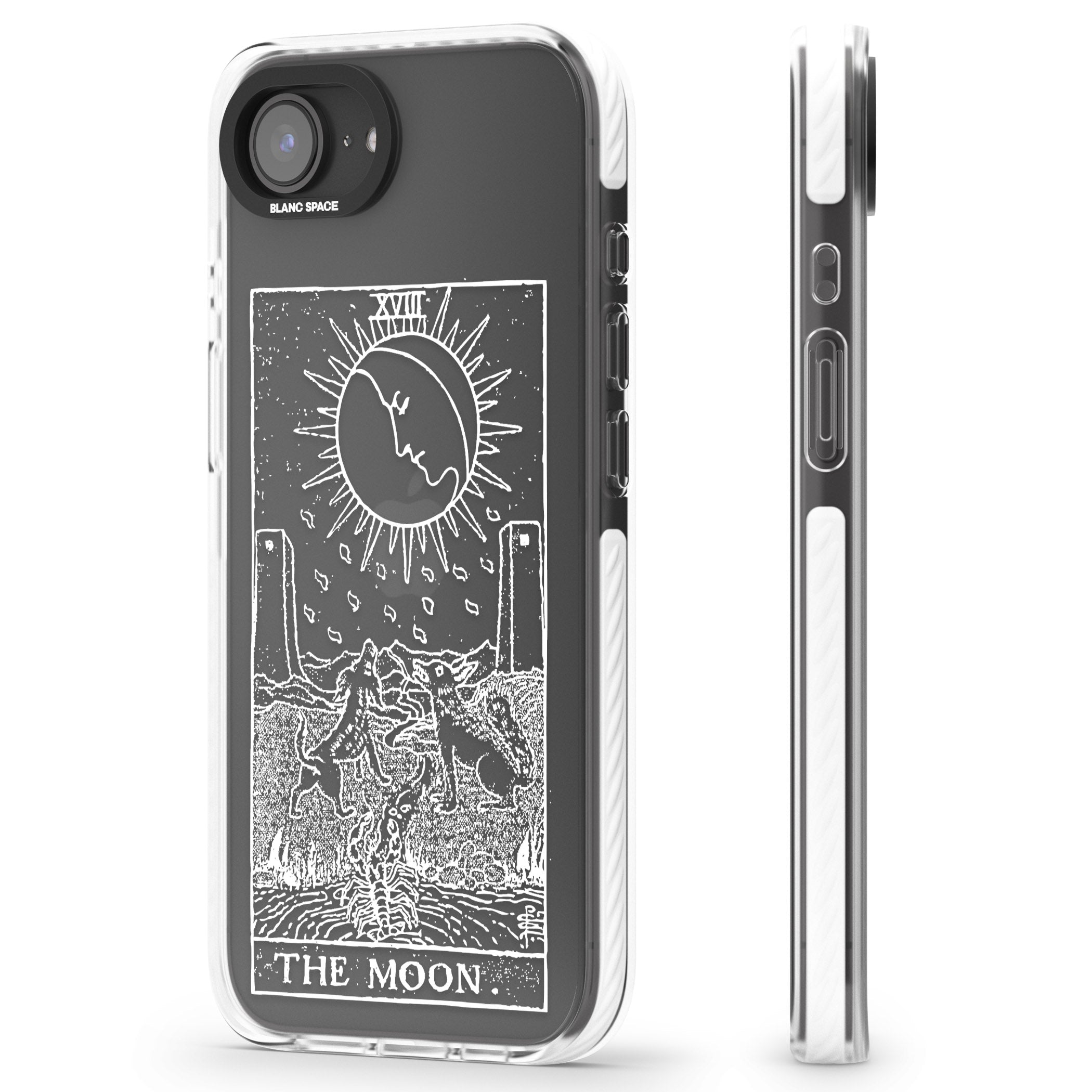 Personalised The Moon Tarot Card (White)
