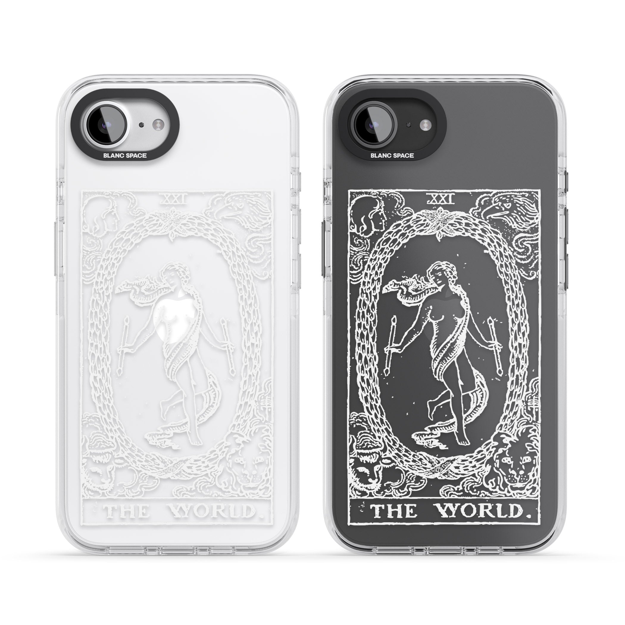 Personalised The World Tarot Card (White)