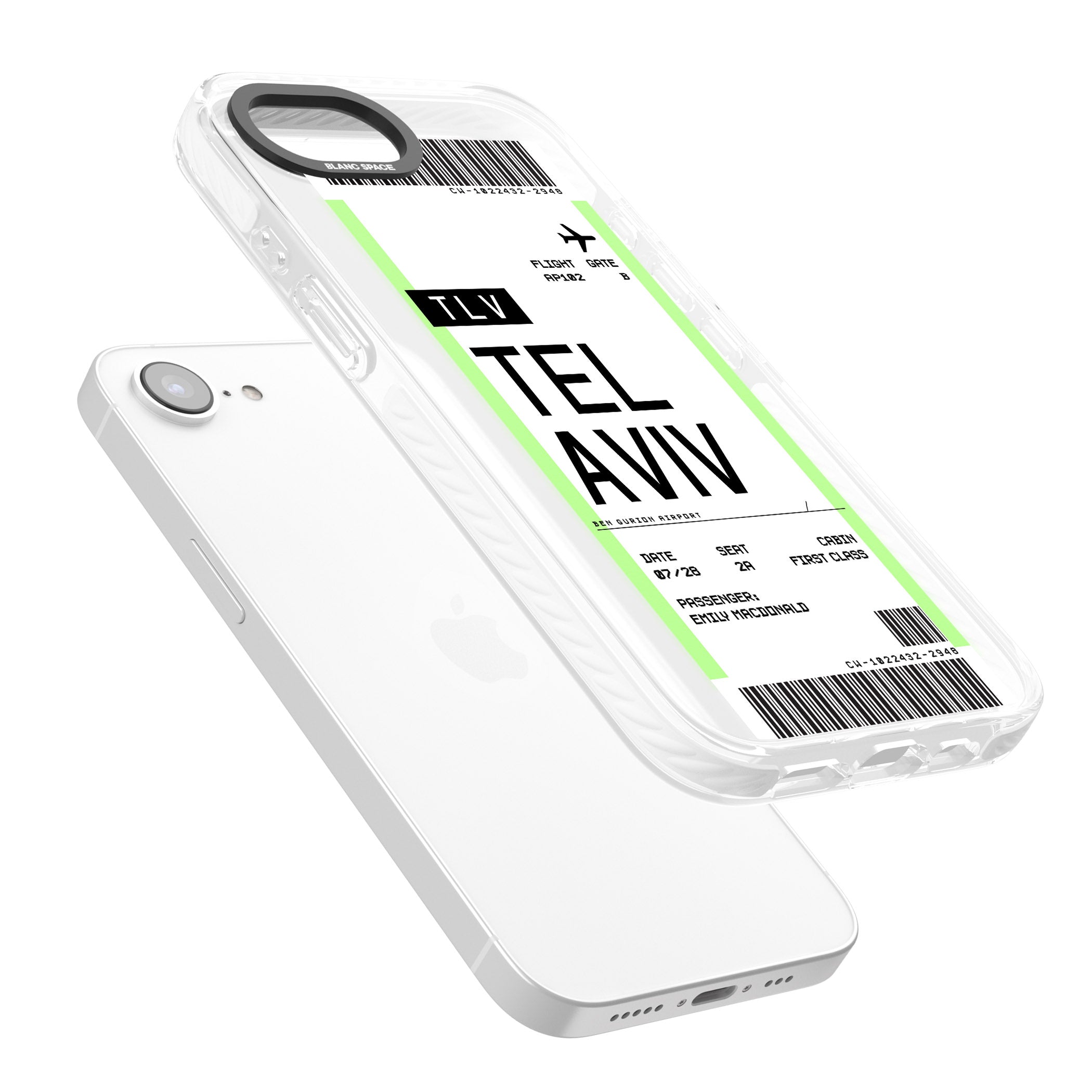 Personalised Tel Aviv Boarding Pass