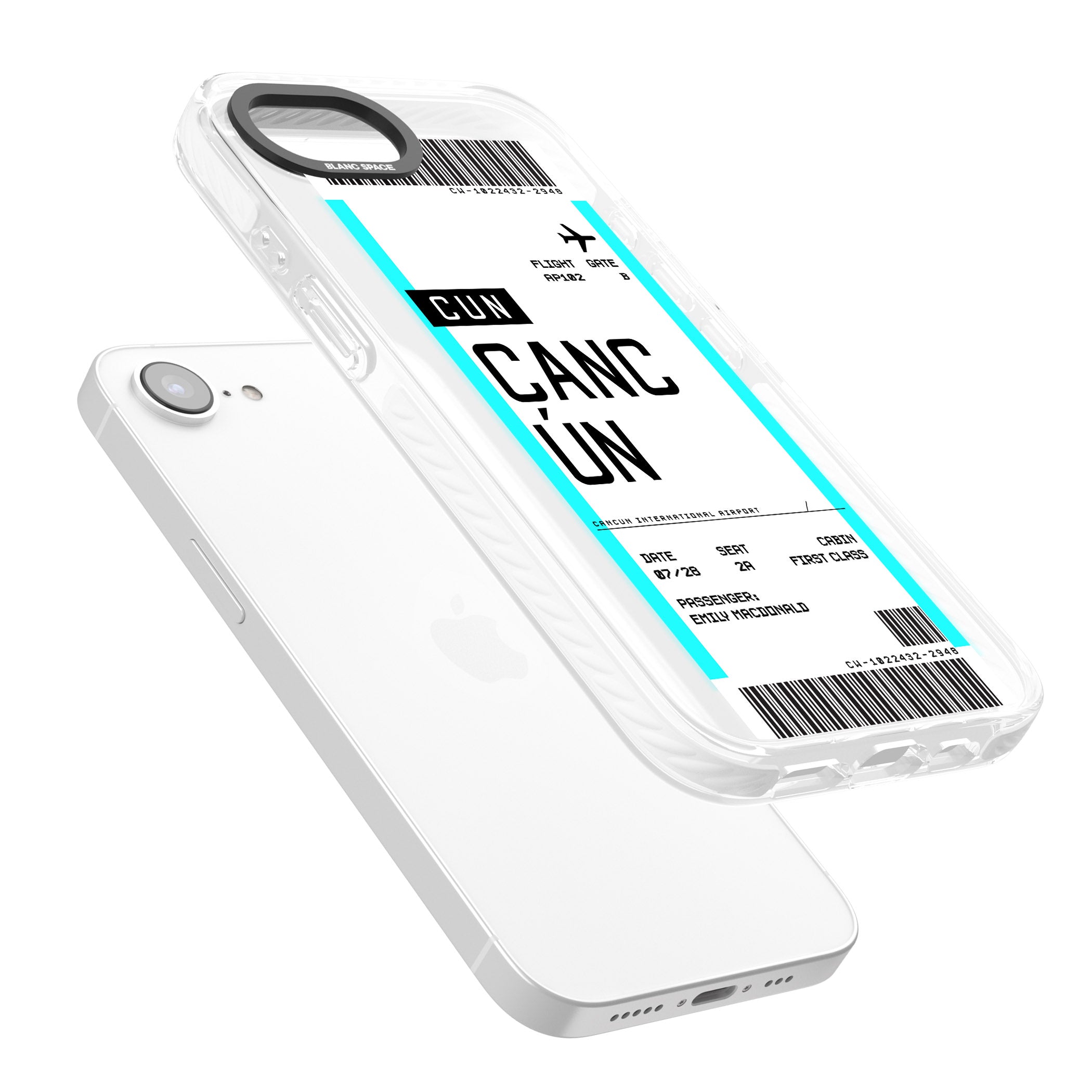 Personalised Cancún Boarding Pass
