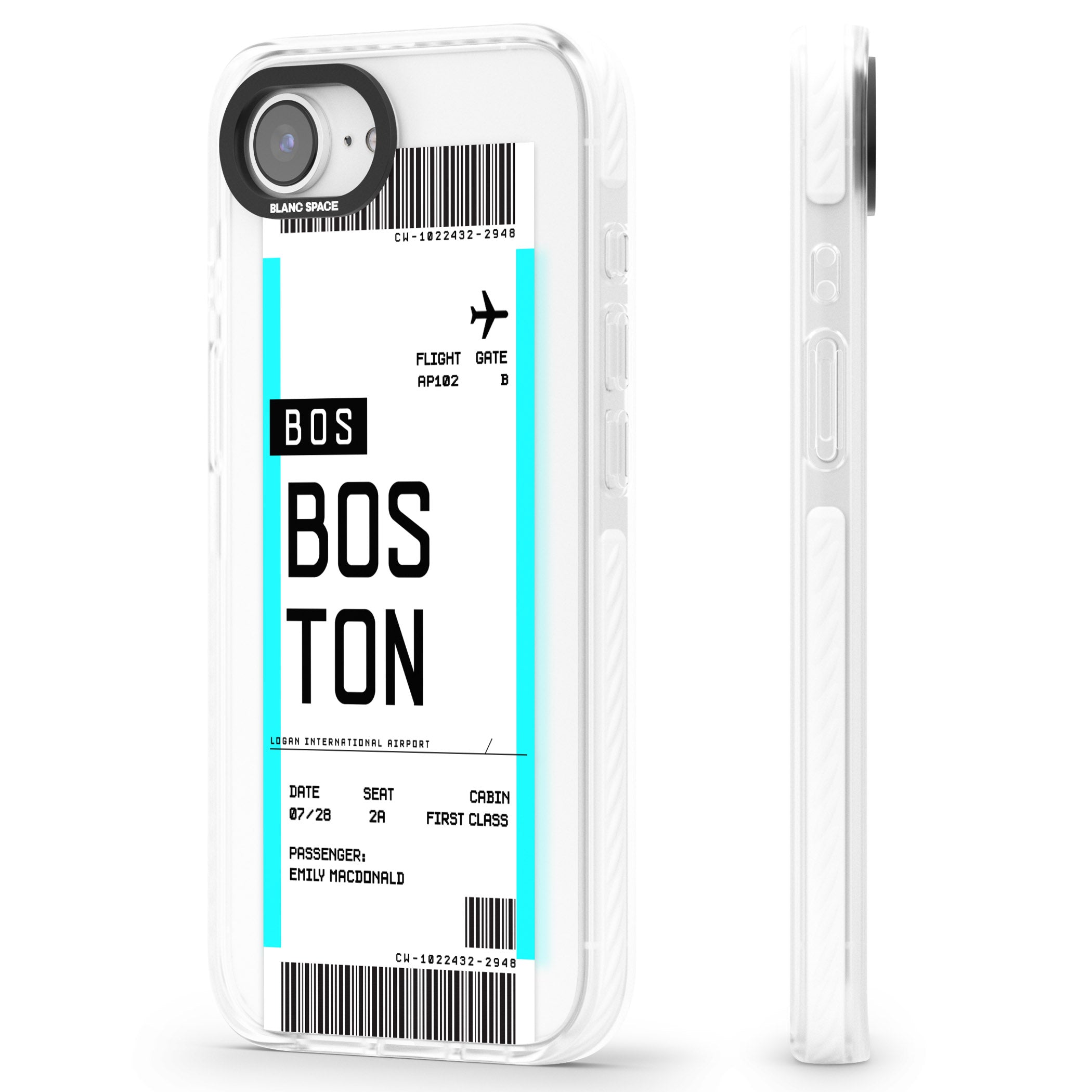 Personalised Boston Boarding Pass
