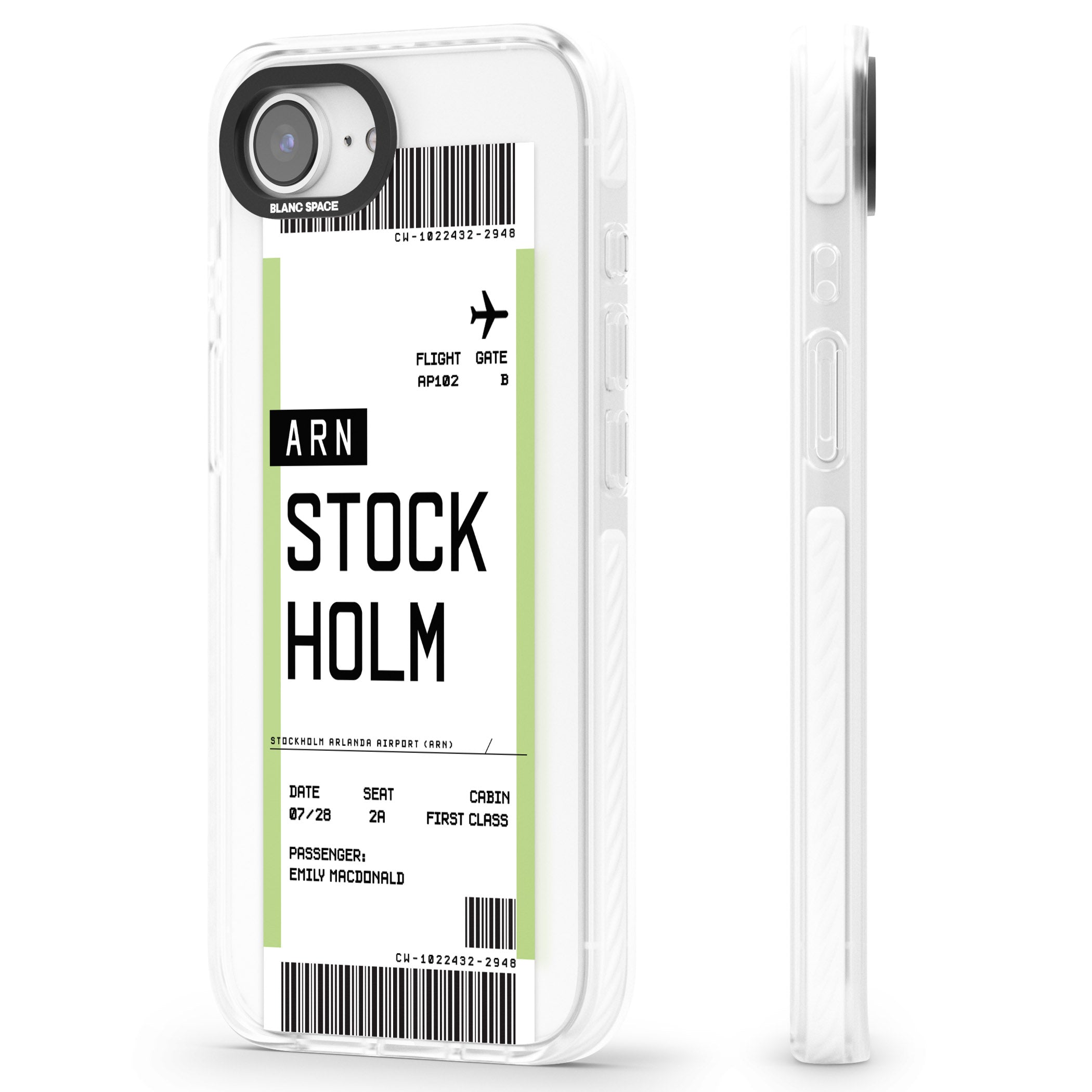 Personalised Stockholm Boarding Pass