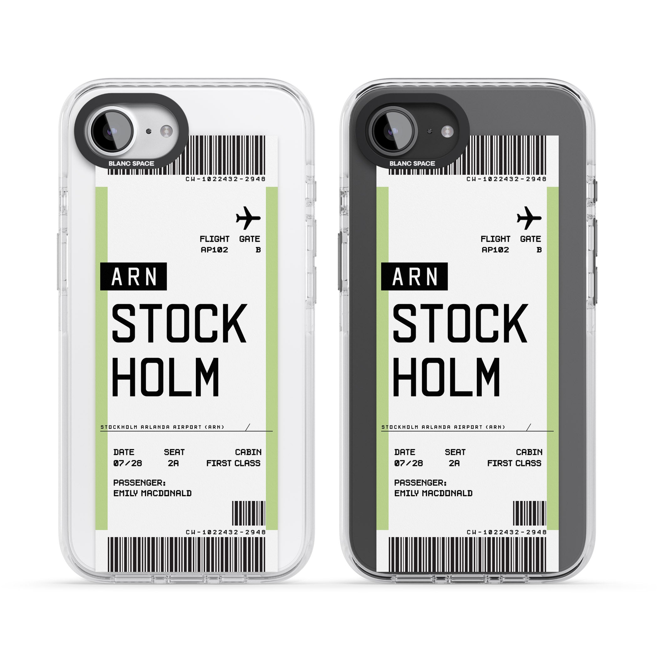Personalised Stockholm Boarding Pass