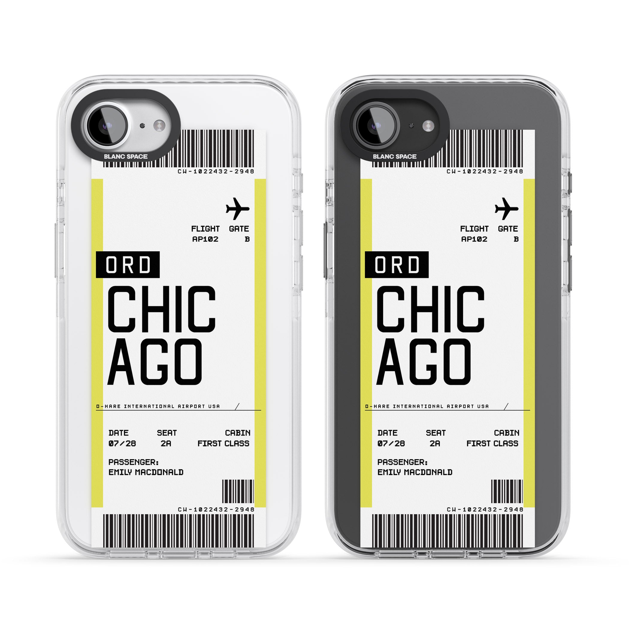 Personalised Chicago Boarding Pass