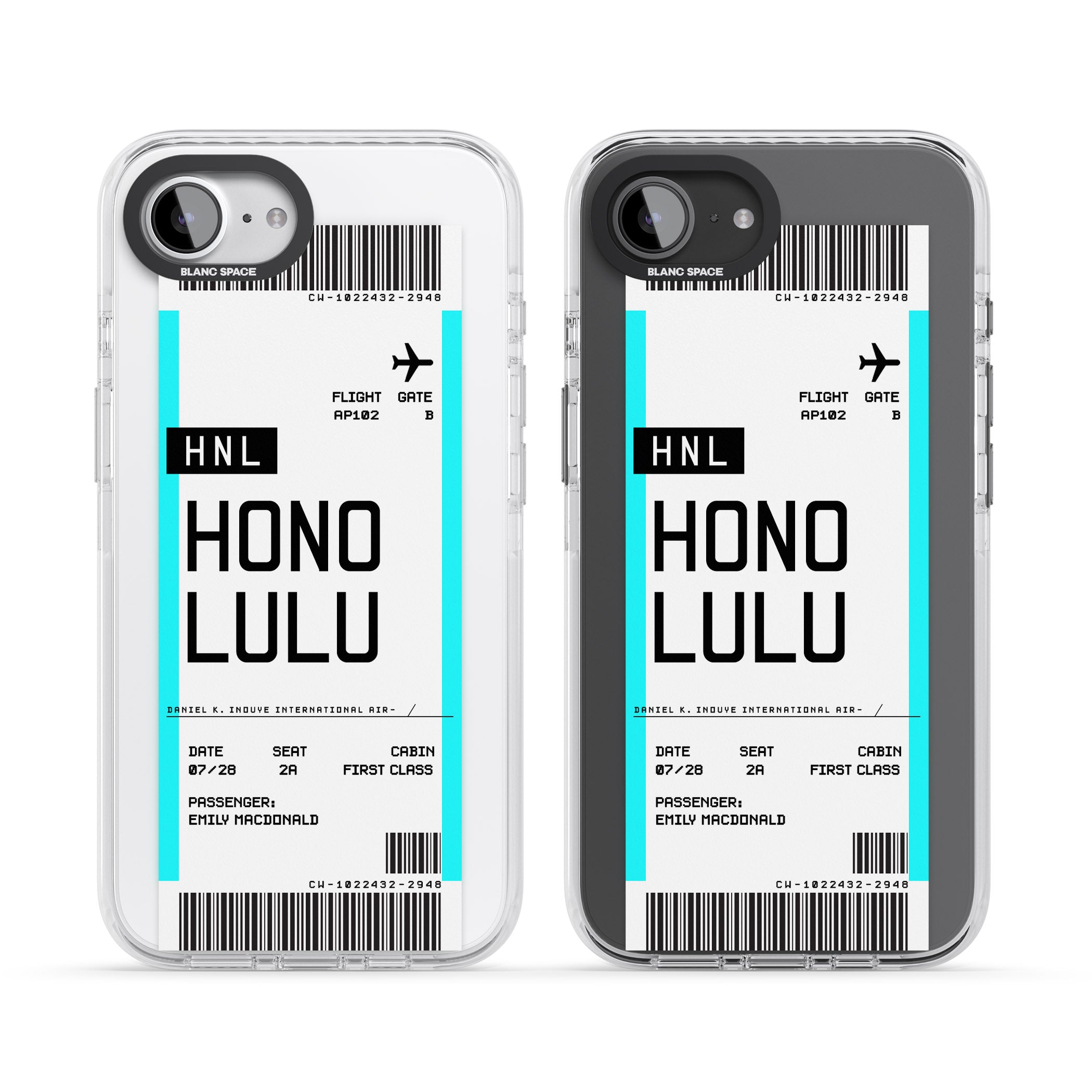 Personalised Honolulu Boarding Pass