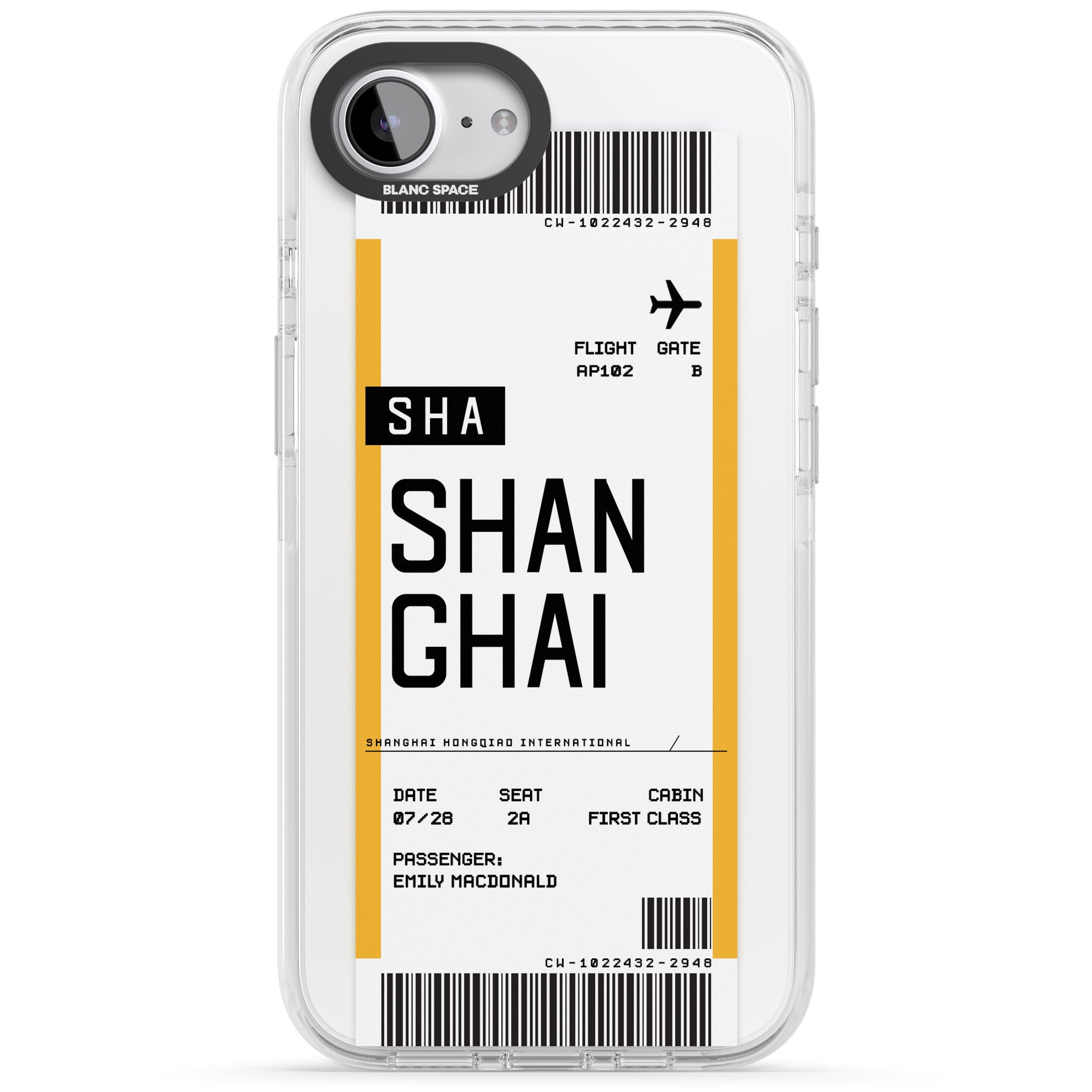 Personalised Shanghai Boarding Pass