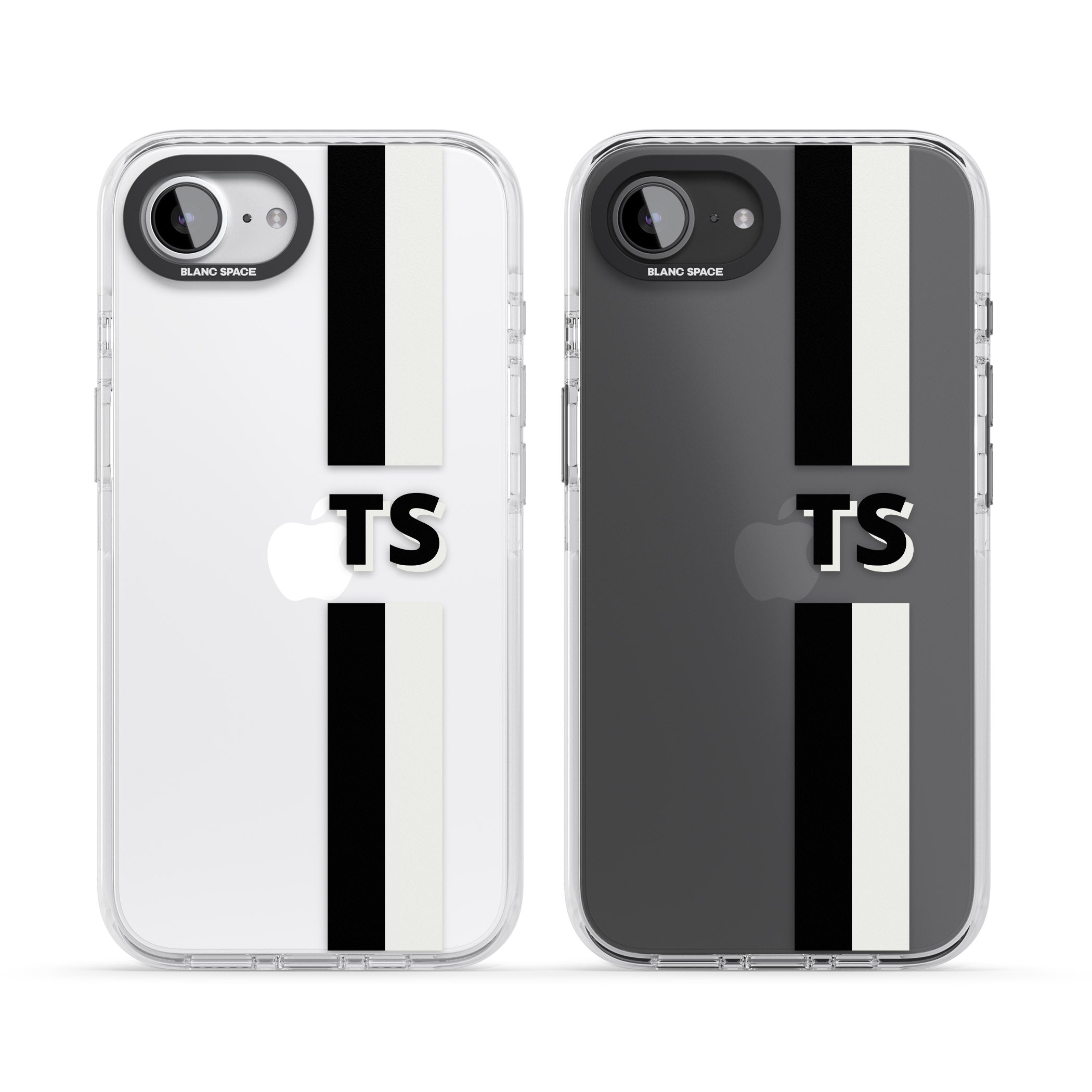 Personalised Black And White Stripe