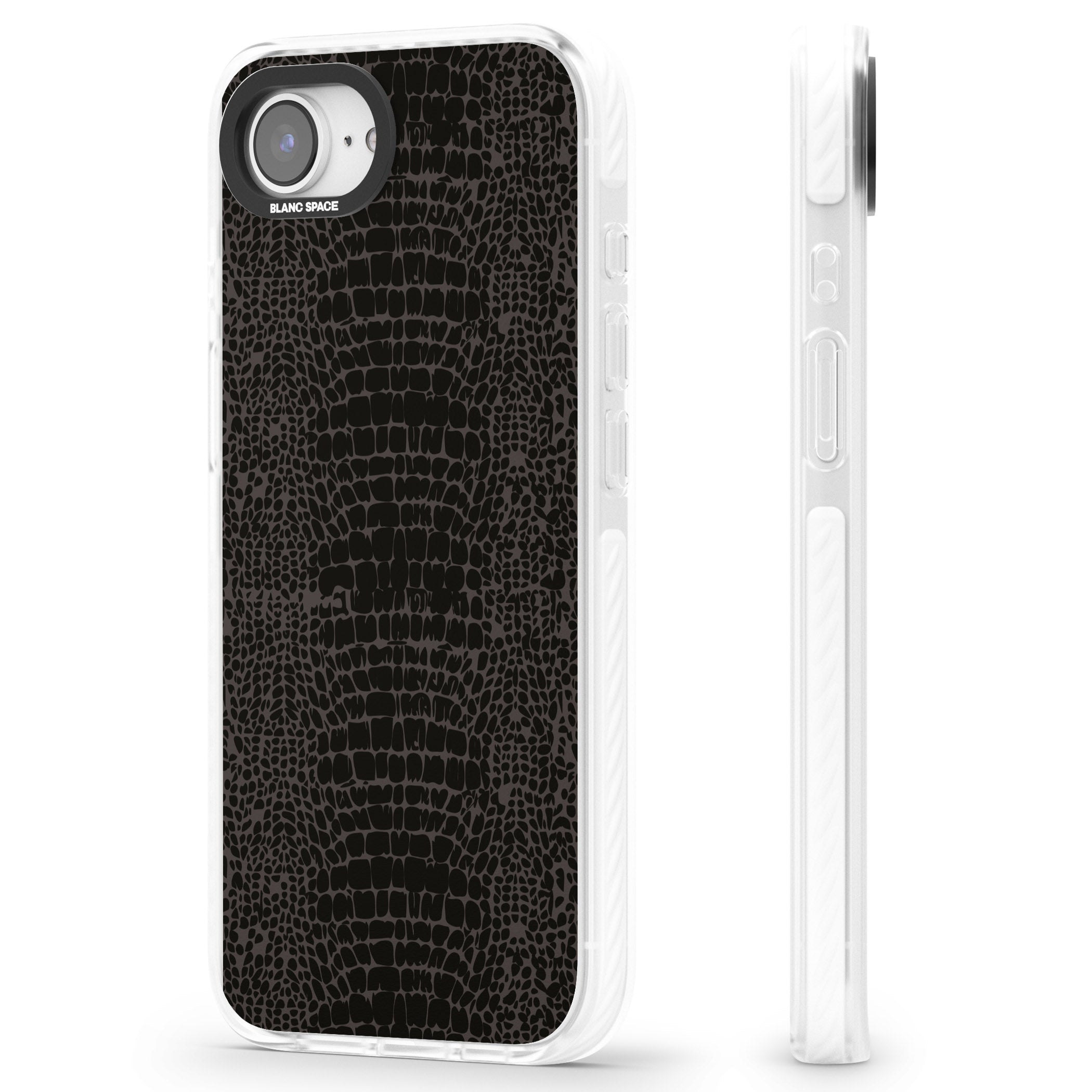 Dark Animal Print Snake Skin