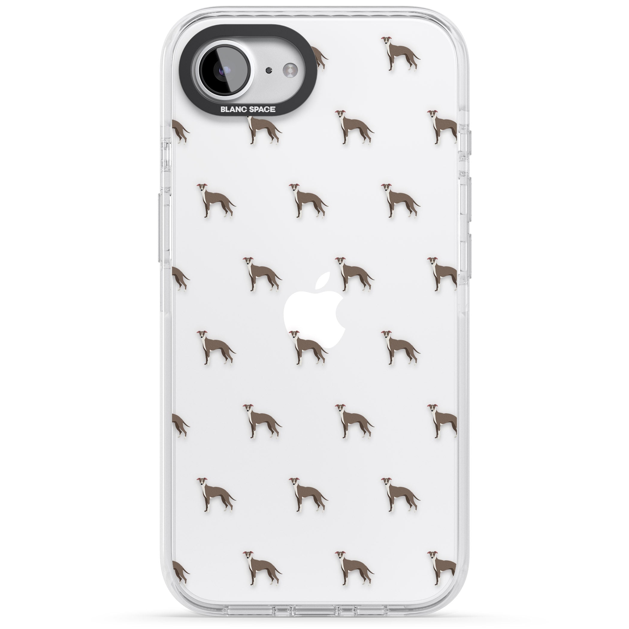 Whippet Dog Pattern Clear