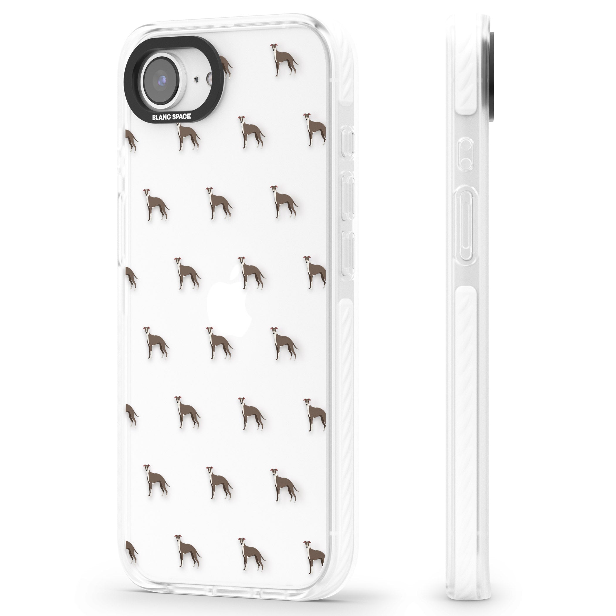 Whippet Dog Pattern Clear