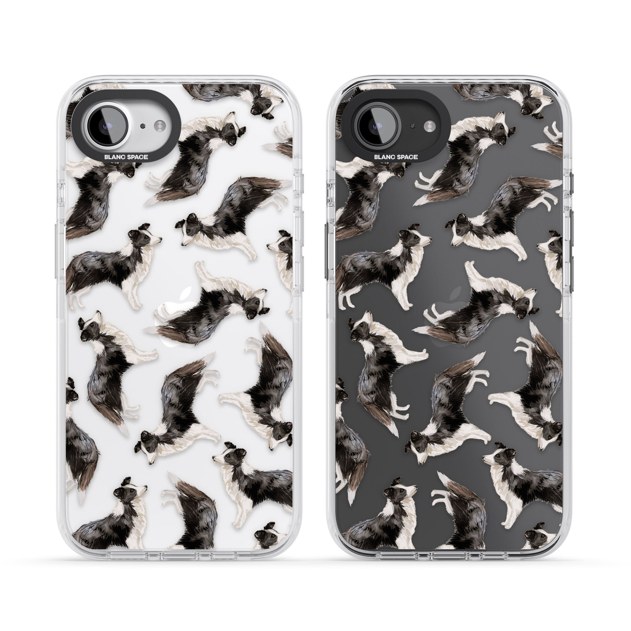 Border Collie Pattern Watercolour