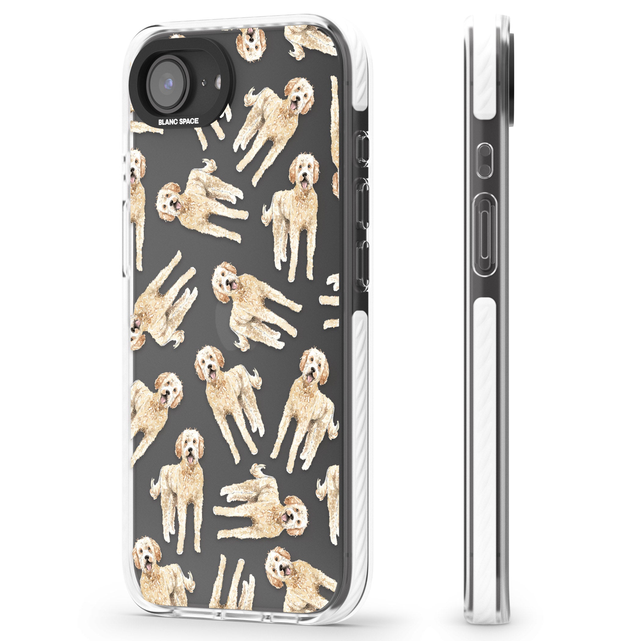 Goldendoodle Watercolour Dog Pattern