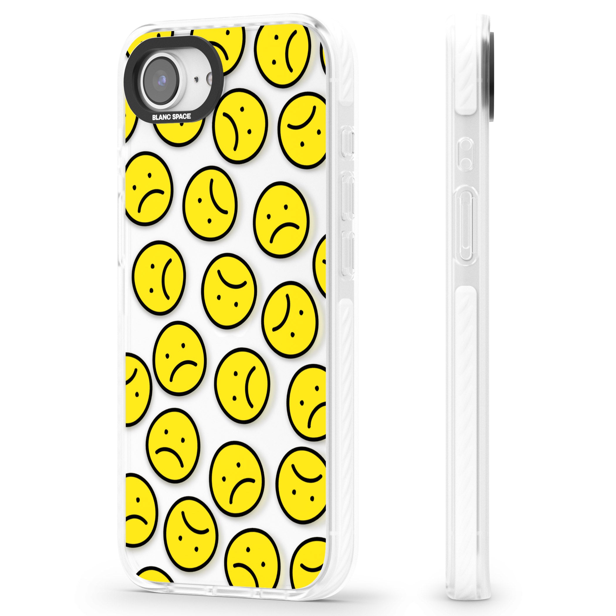 Sad Face Clear Pattern