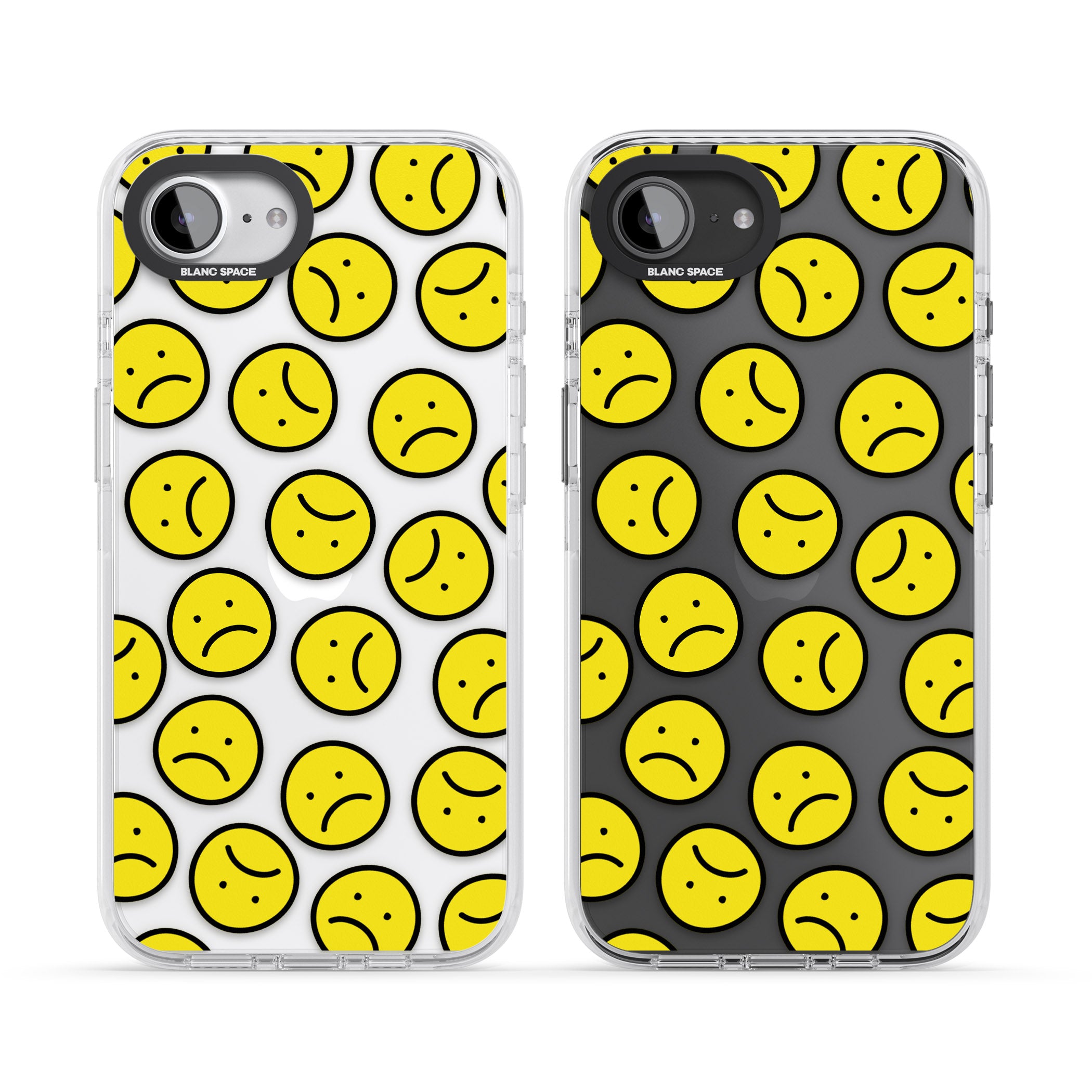 Sad Face Clear Pattern