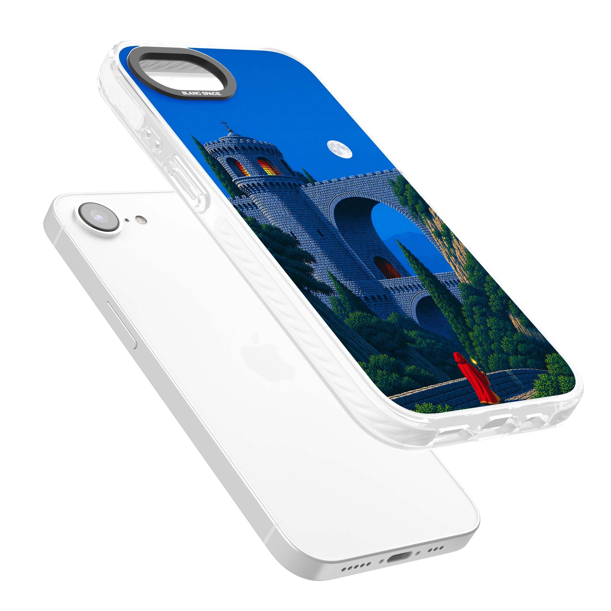 Castle Walls art iPhone case | Clear Impact case for iPhone 16e, iPhone 17e