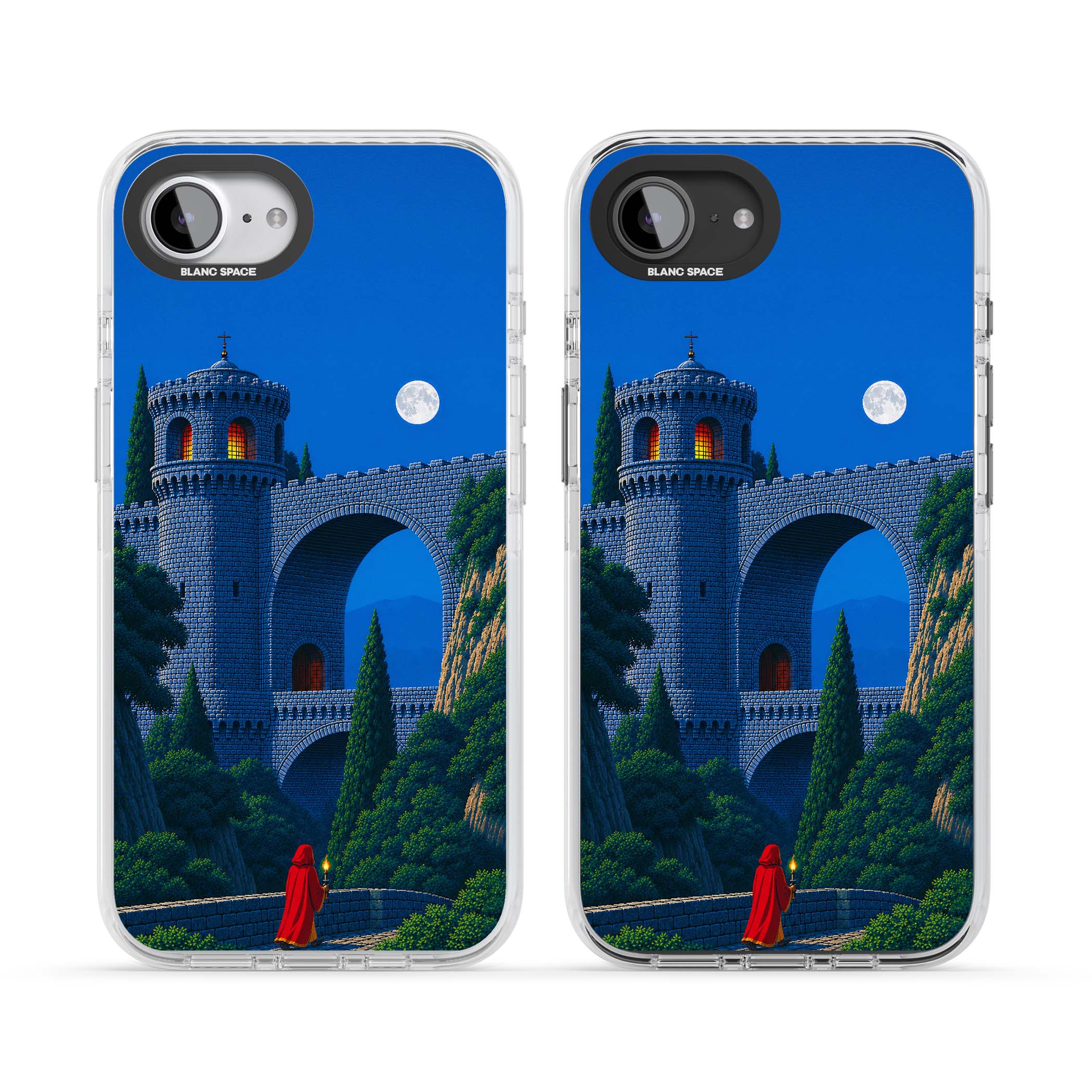 Castle Walls art iPhone case | Clear Impact case for iPhone 16e, iPhone 17e