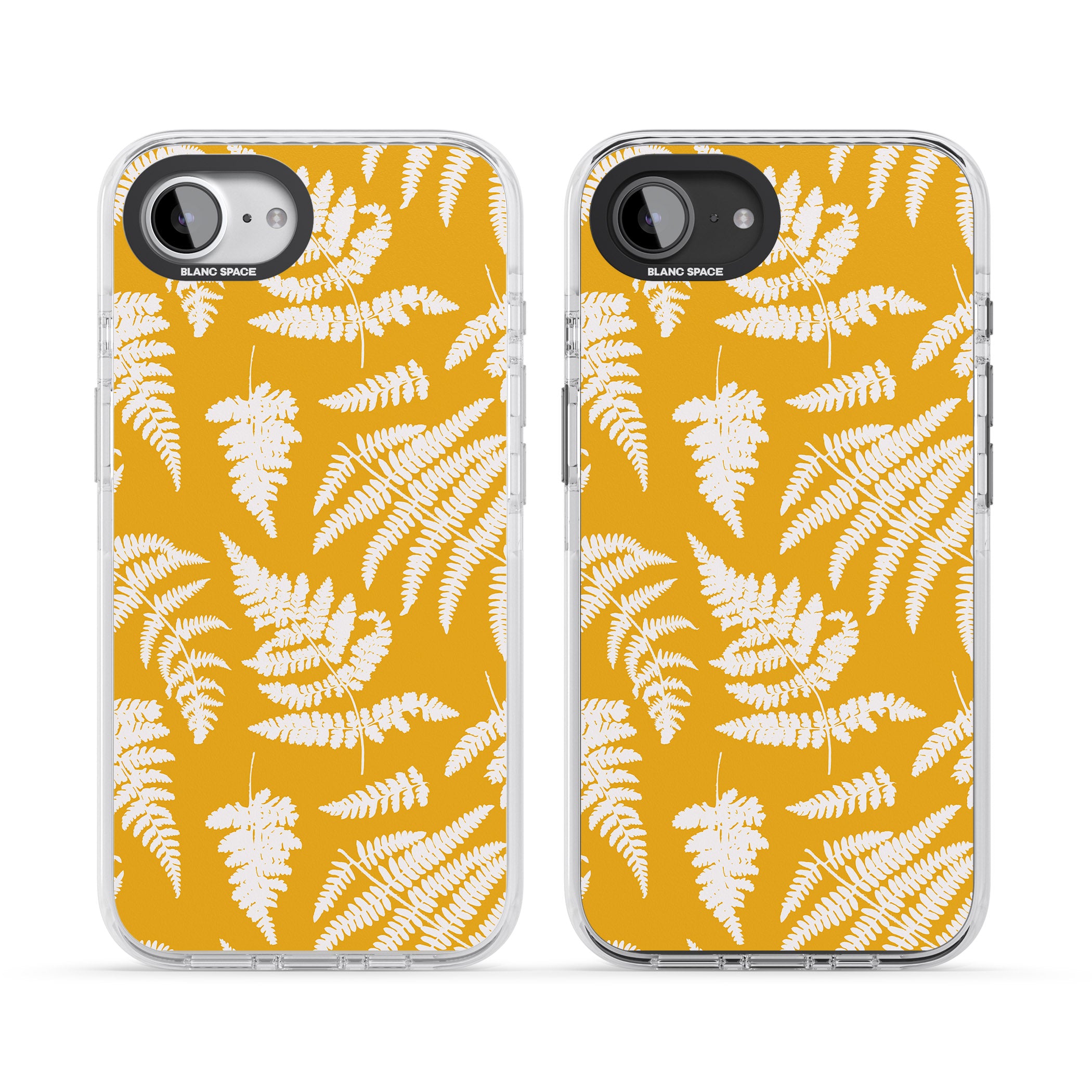 Fern Pattern On Yellow