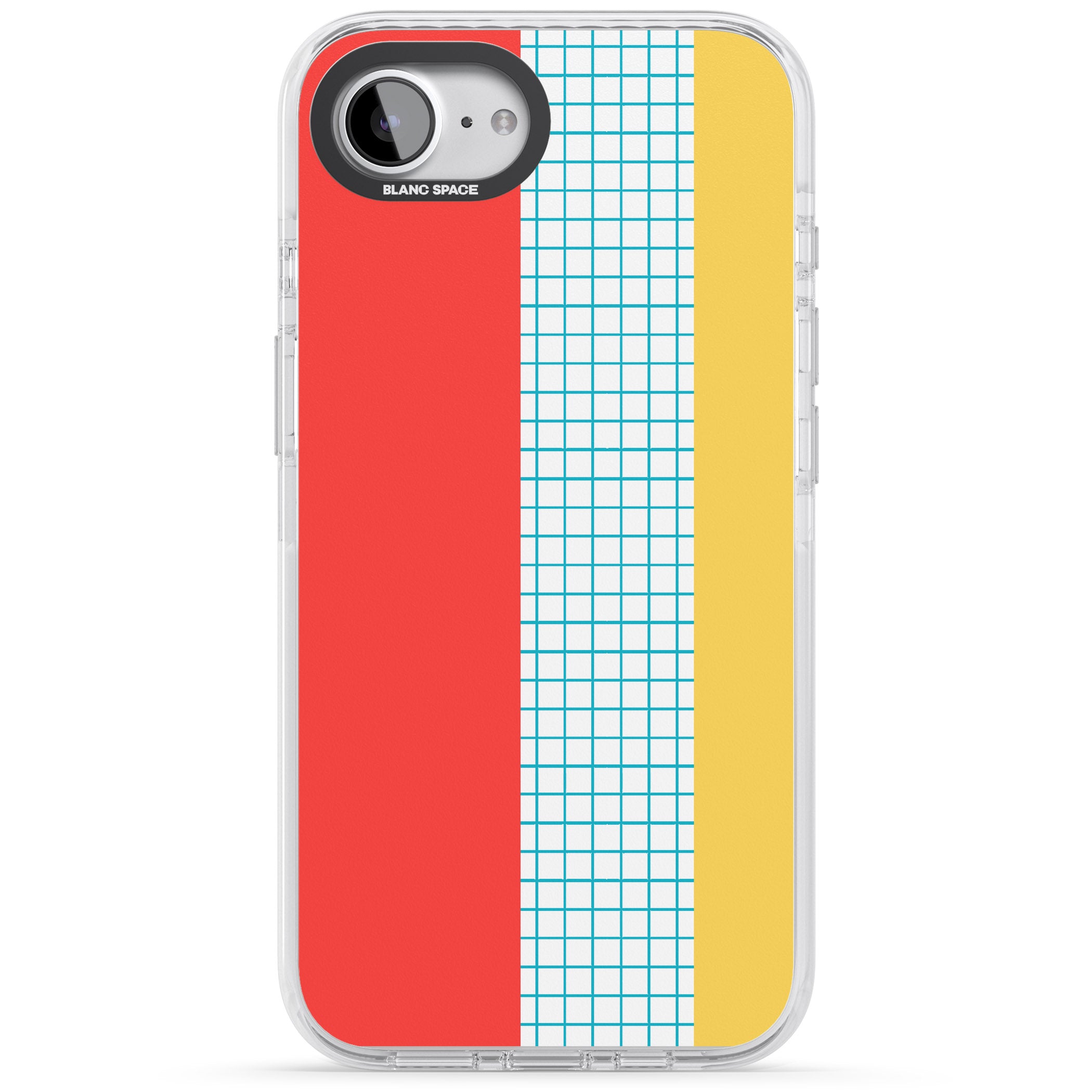 Abstract Grid Red, Blue, Yellow