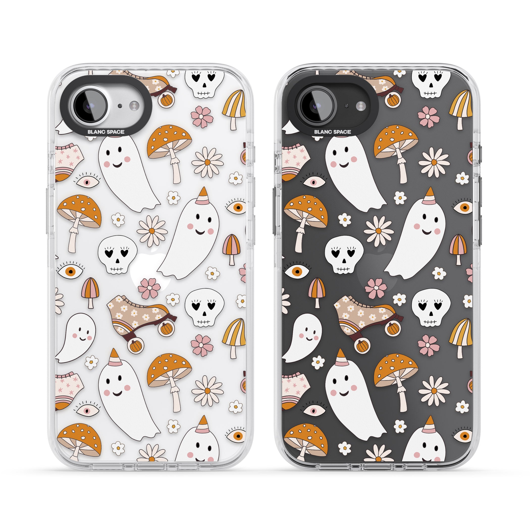 Cute Ghost And Skulls Pattern