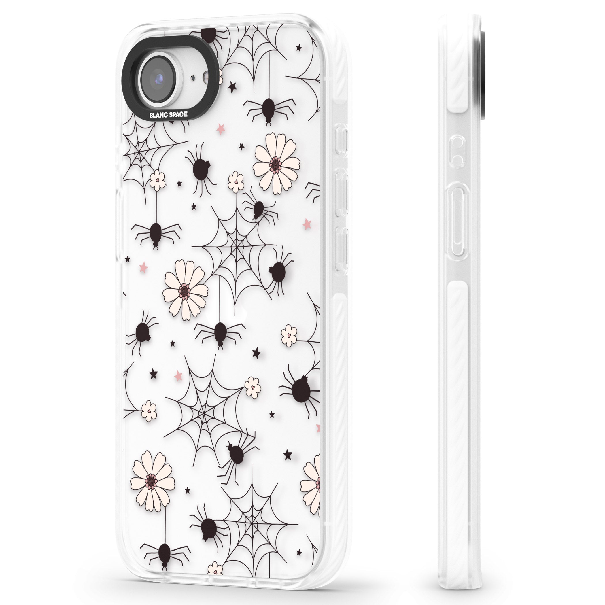 Spiders And Flowers Pattern