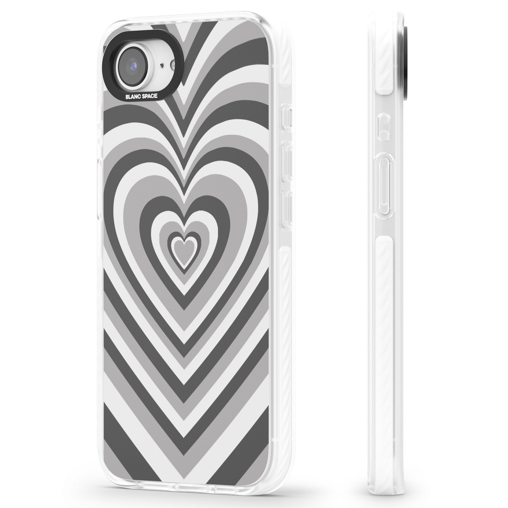 Monochrome Heart Illusion