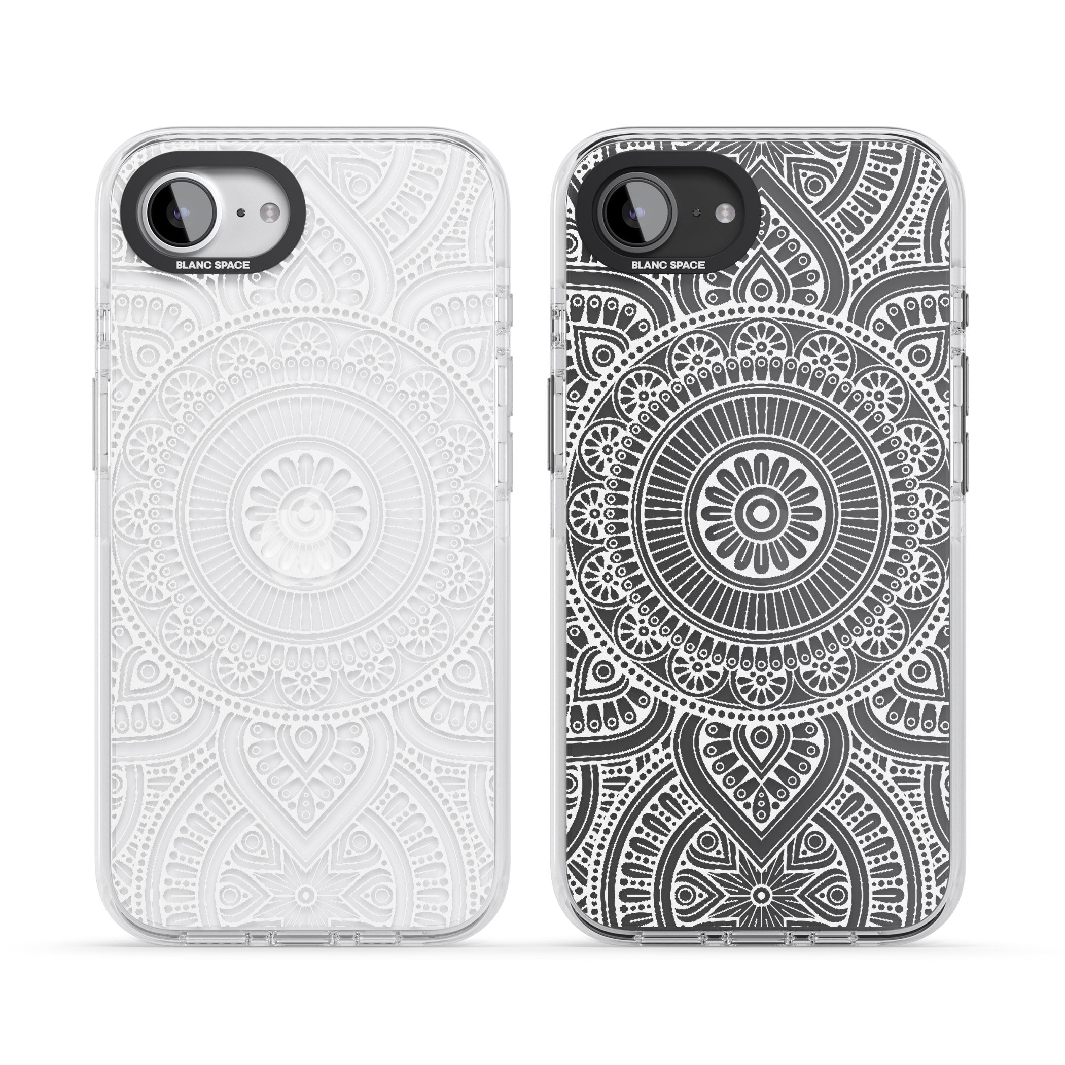 White Henna Flower Wheel