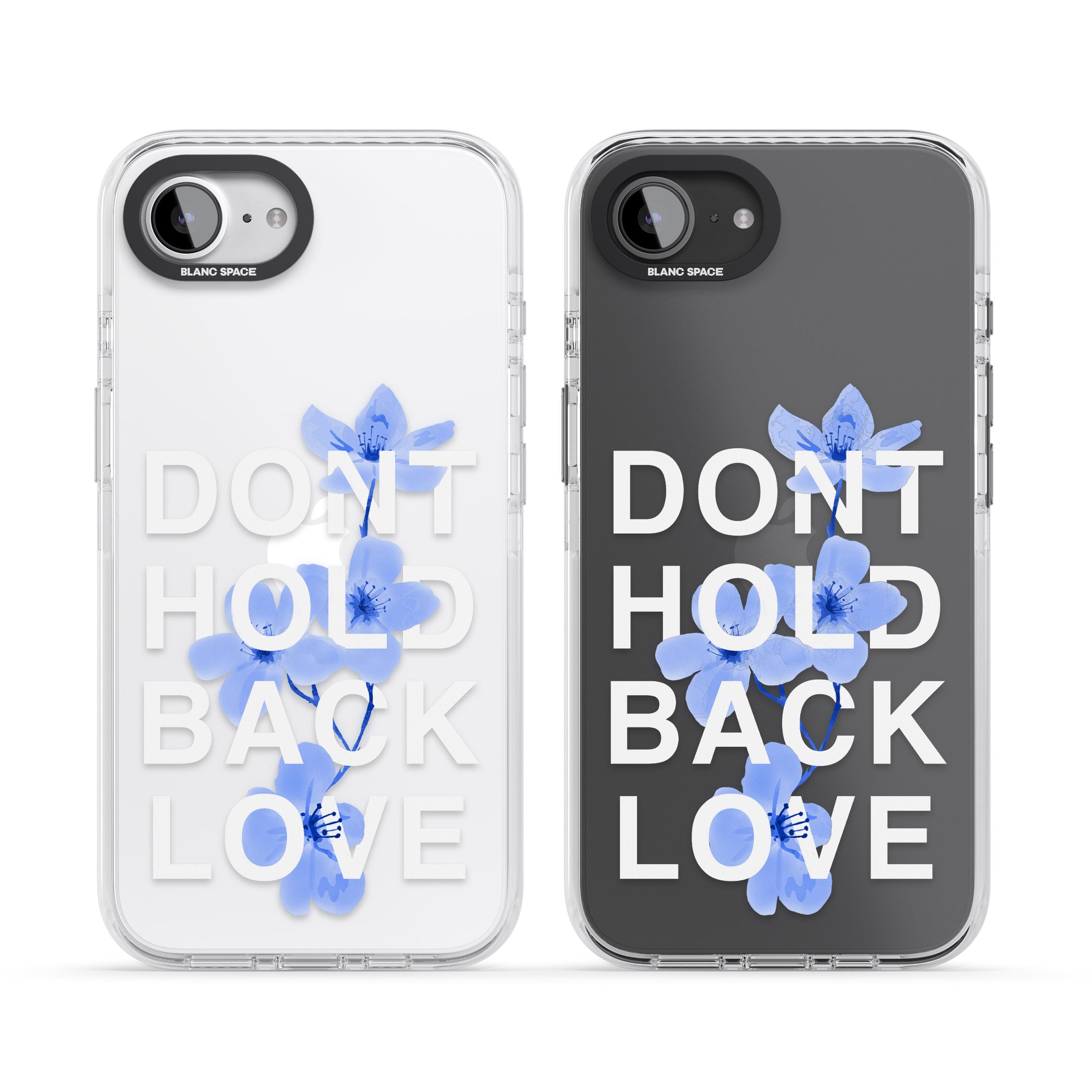Don'T Hold Back Love Blue & White