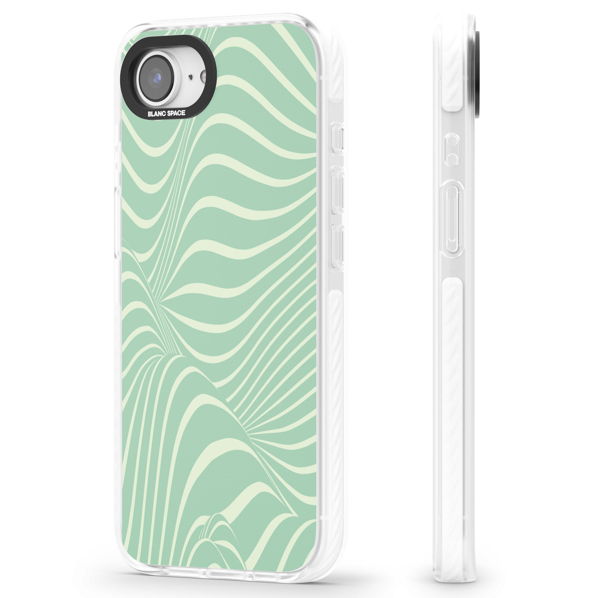 Mint Green Distorted Line