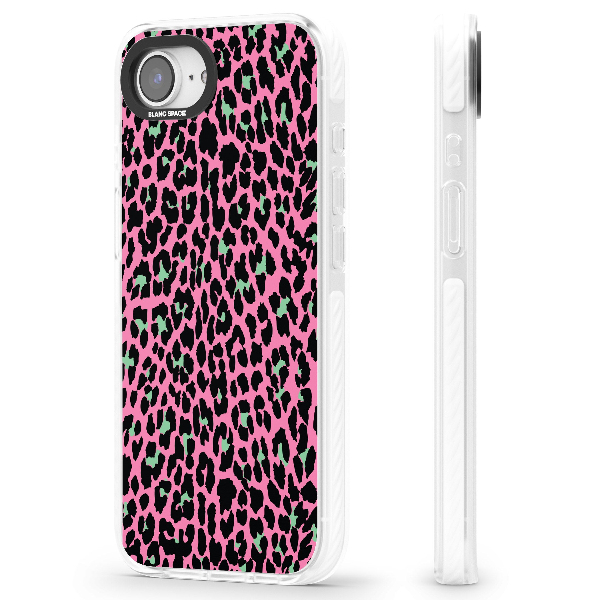 Pink & Green Leopard