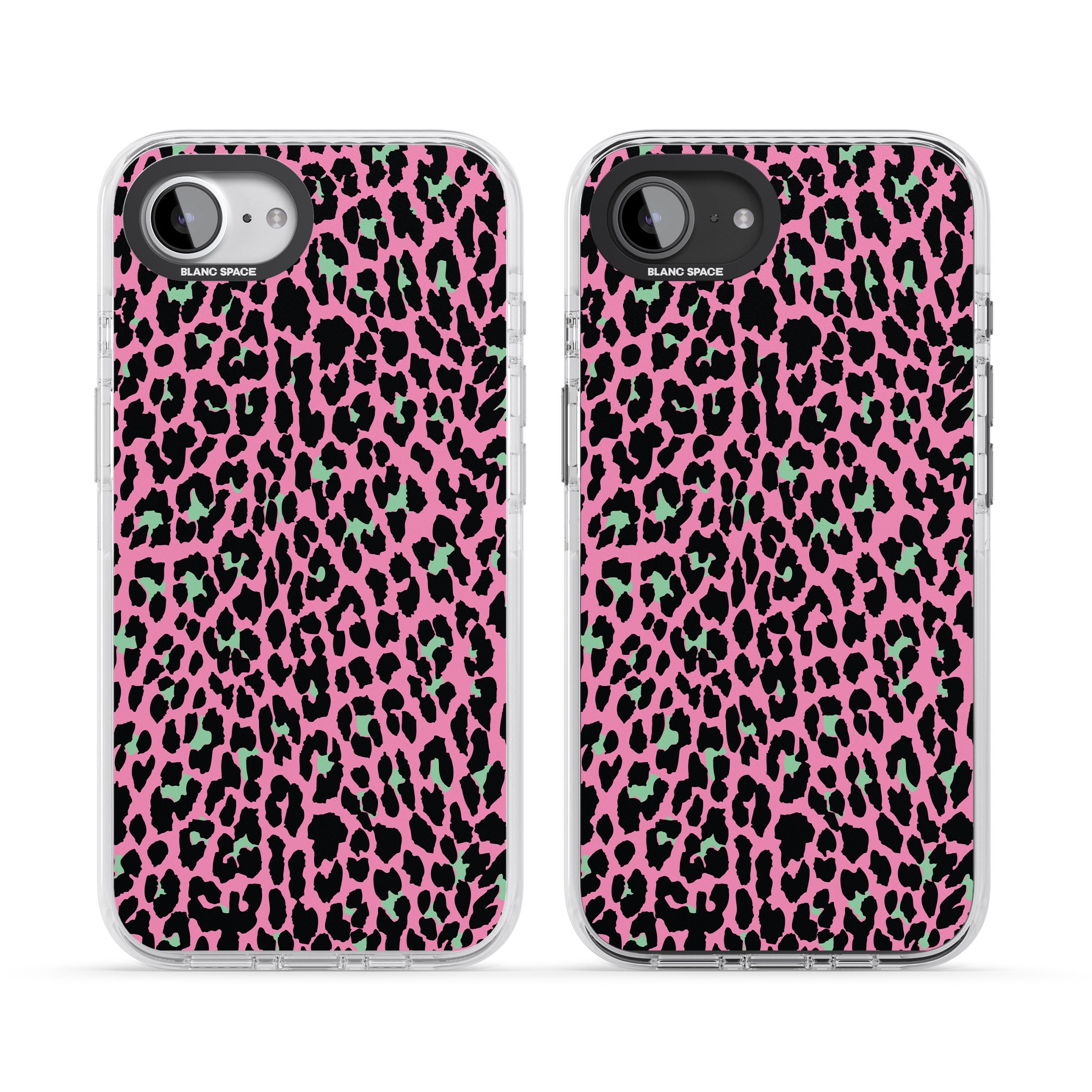 Pink & Green Leopard