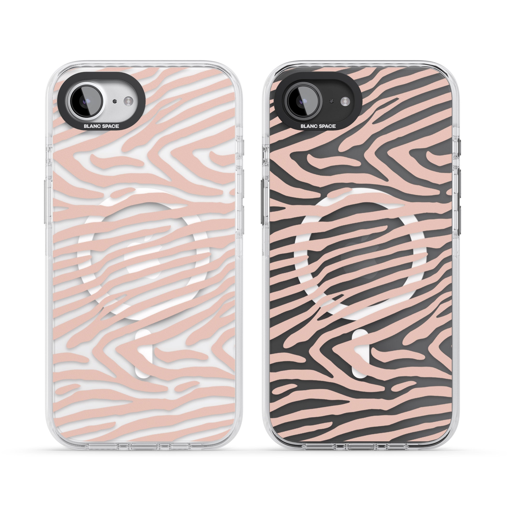 Horizontal Zebra Stripes Transparent Animal Print