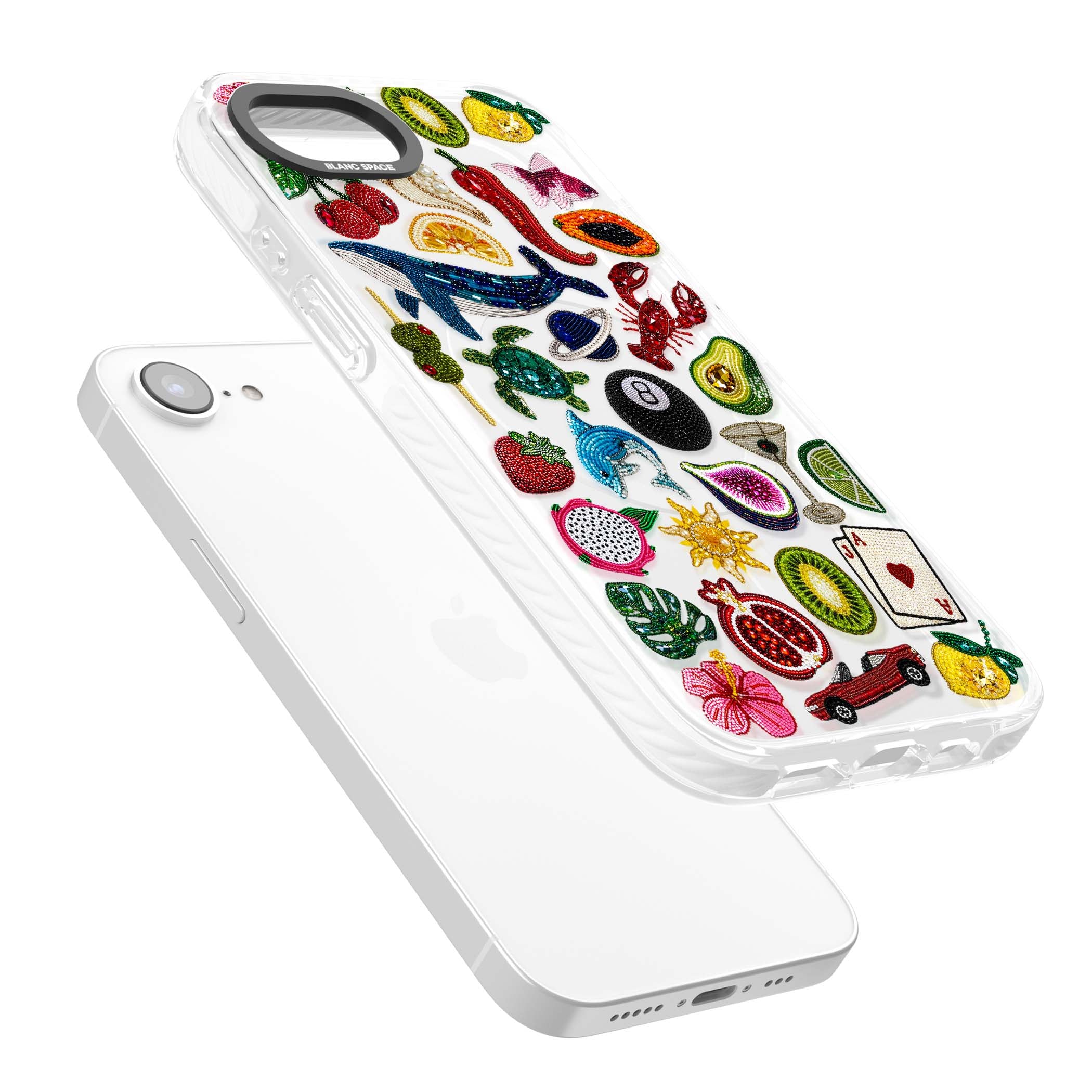 Beaded Mix cute iPhone case | Impact Magsafe case for iPhone 16e, iPhone 17e