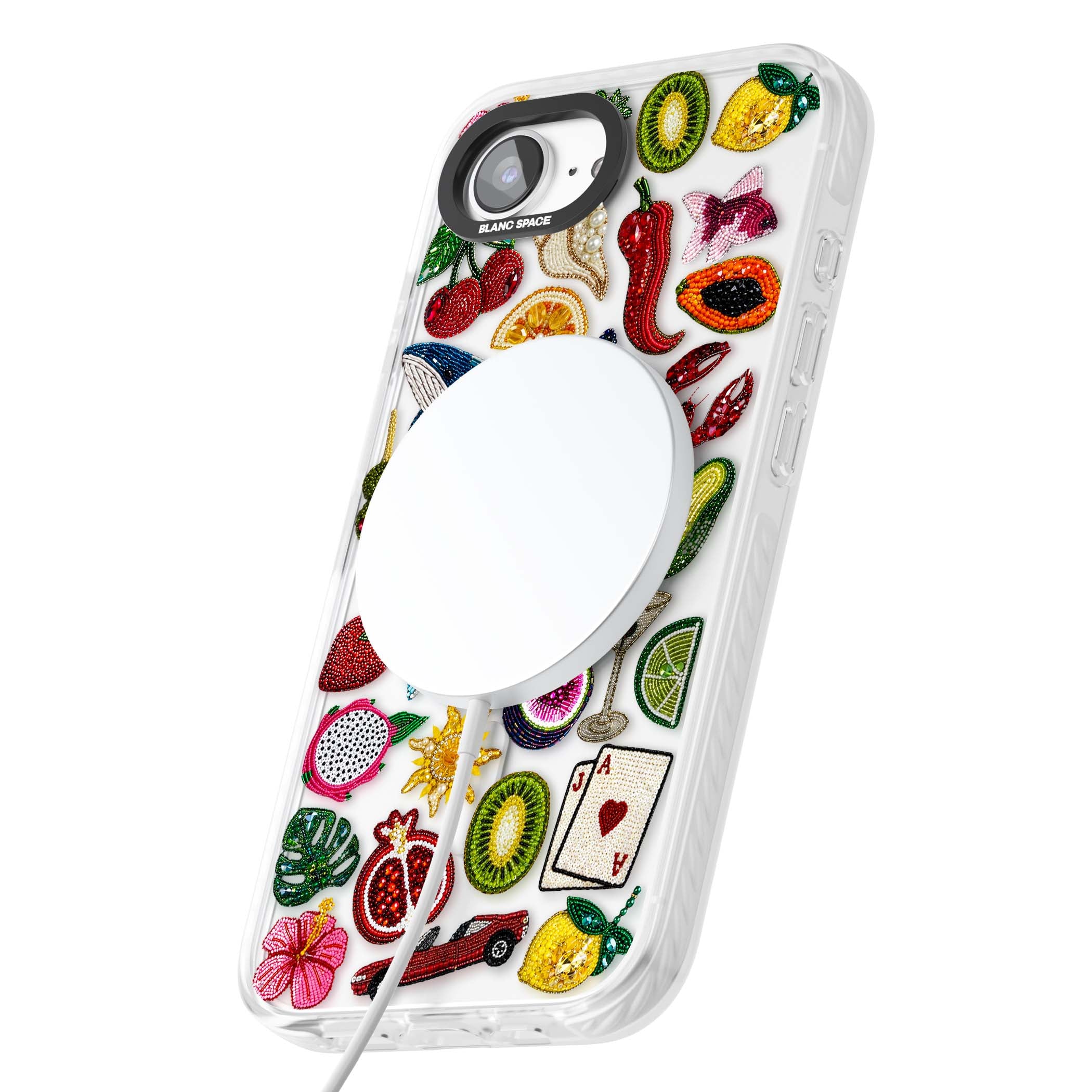 Beaded Mix cute iPhone case | Impact Magsafe case for iPhone 16e, iPhone 17e