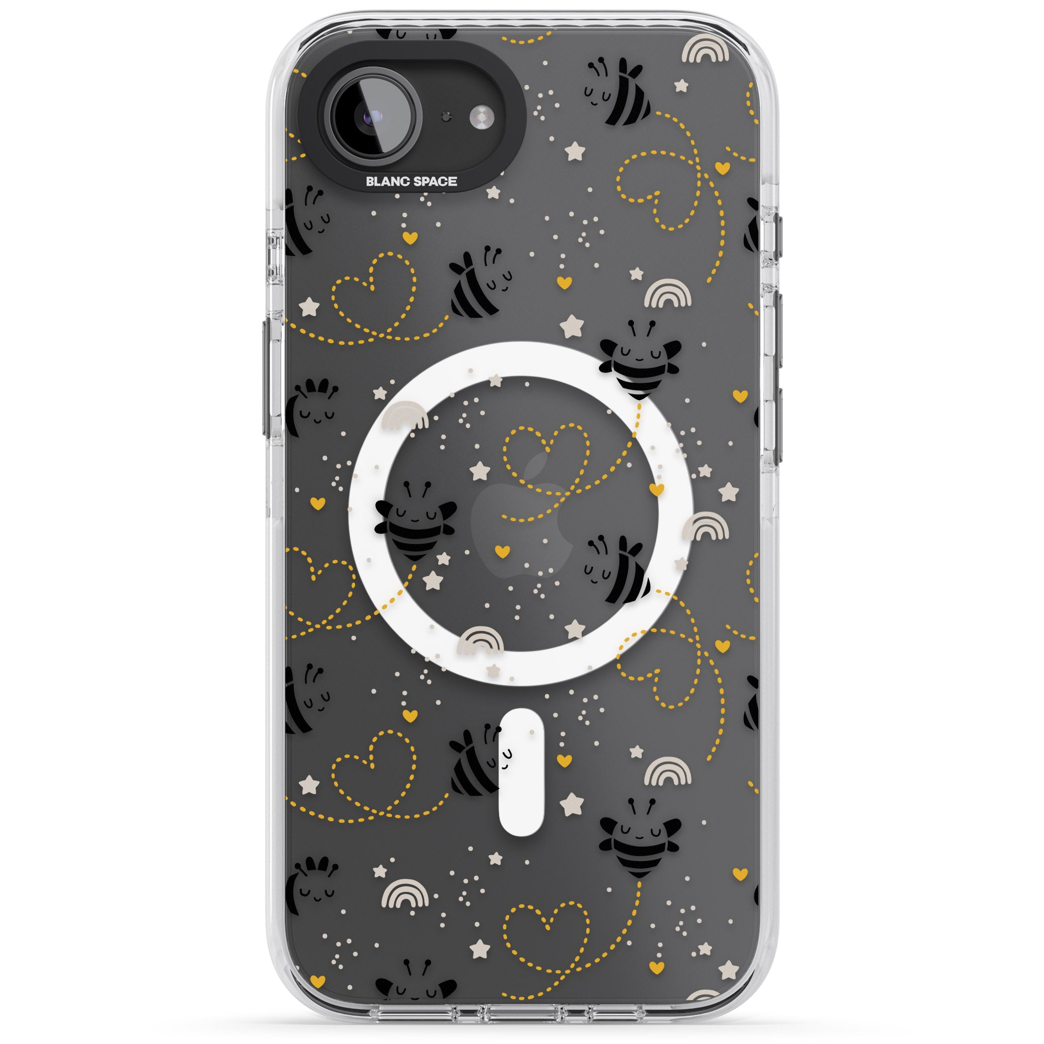 Bee Hearts Pattern