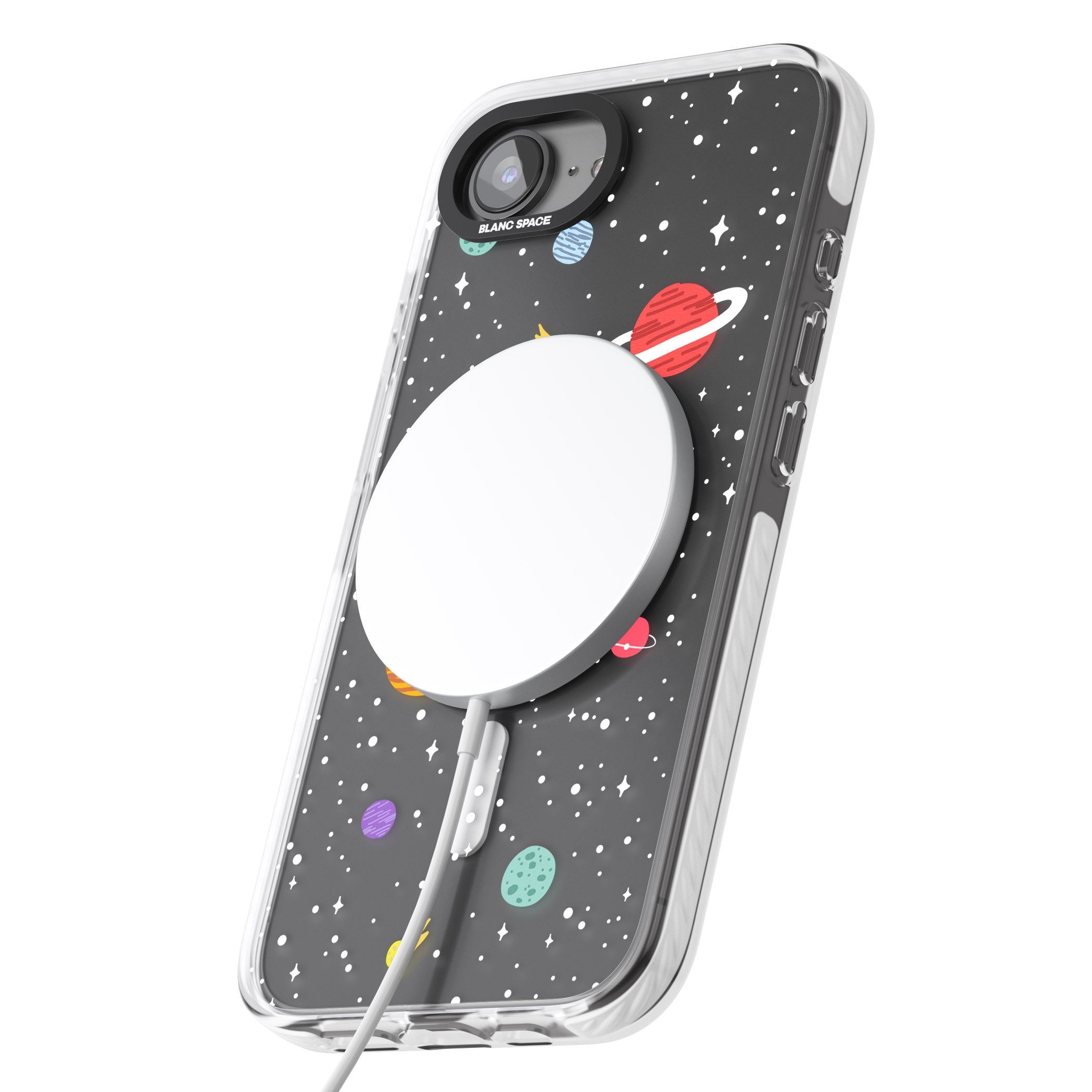 Cute Cartoon Planets (Clear)