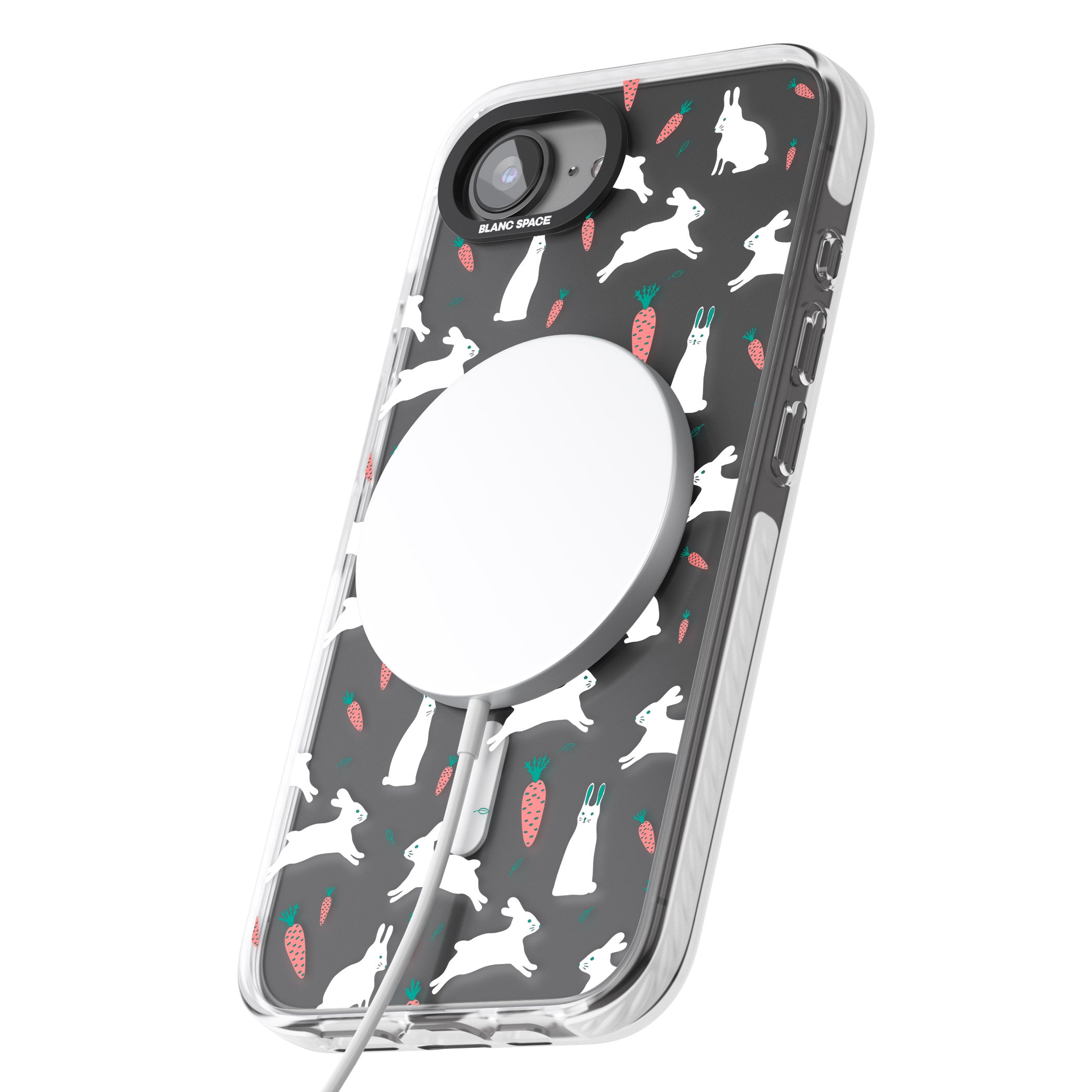 White Bunnies And Carrots