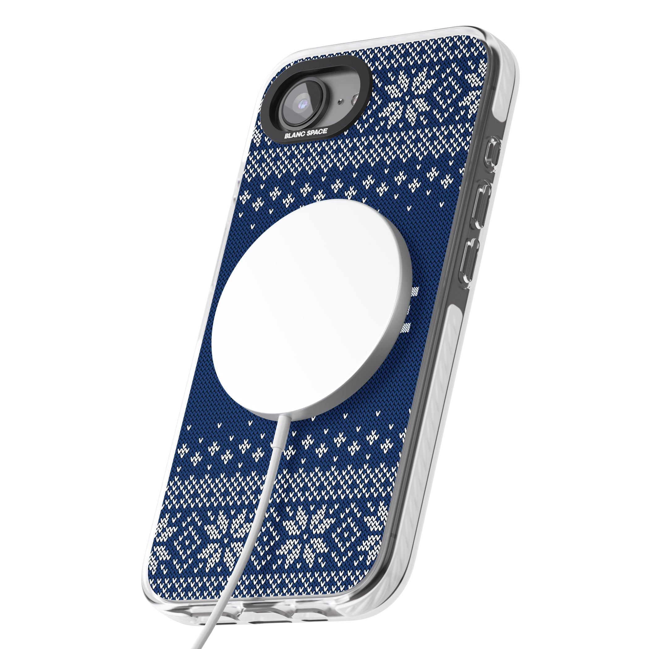 Personalised Blue Knitted Christmas