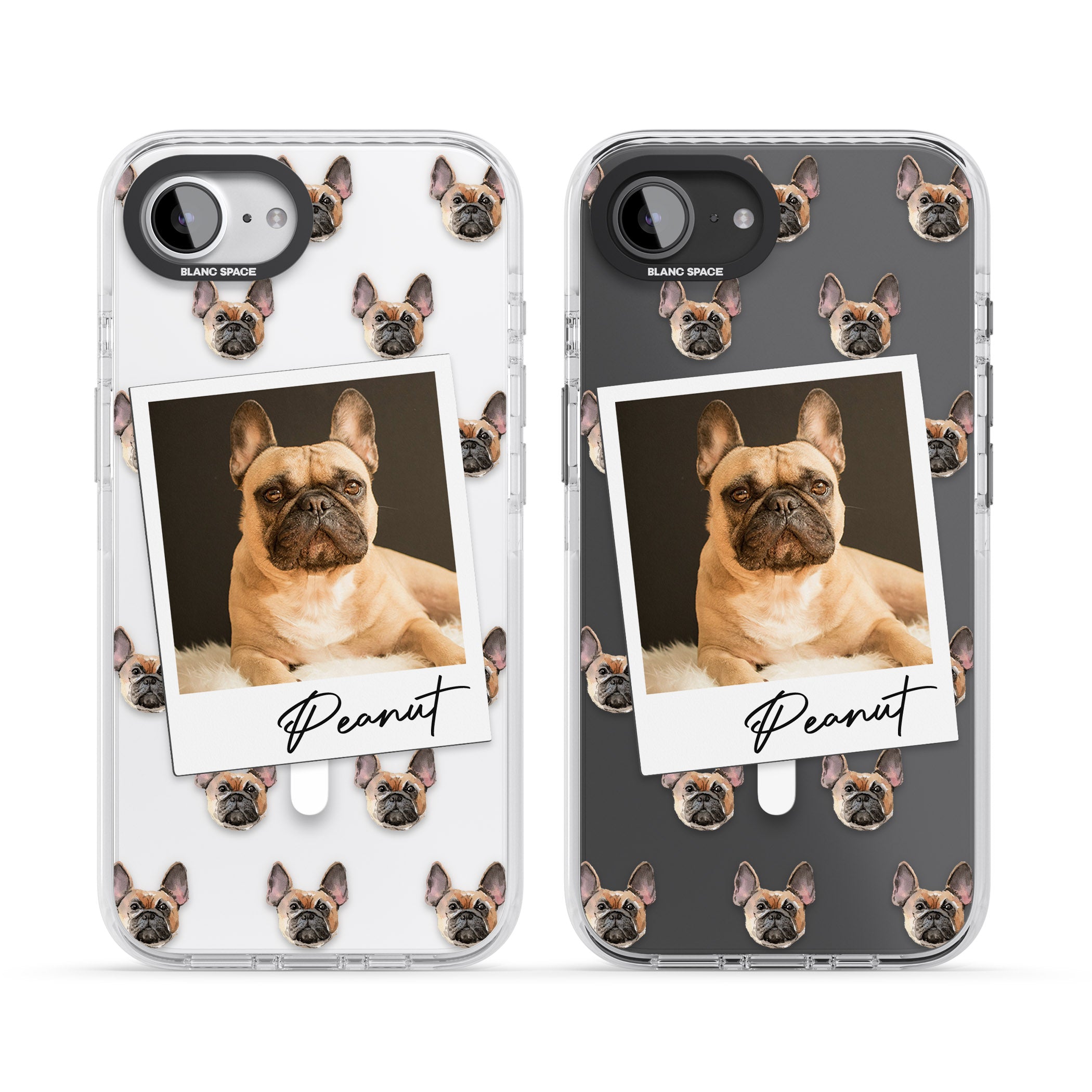 Personalised Tan French Bulldog Instant Camera Photo