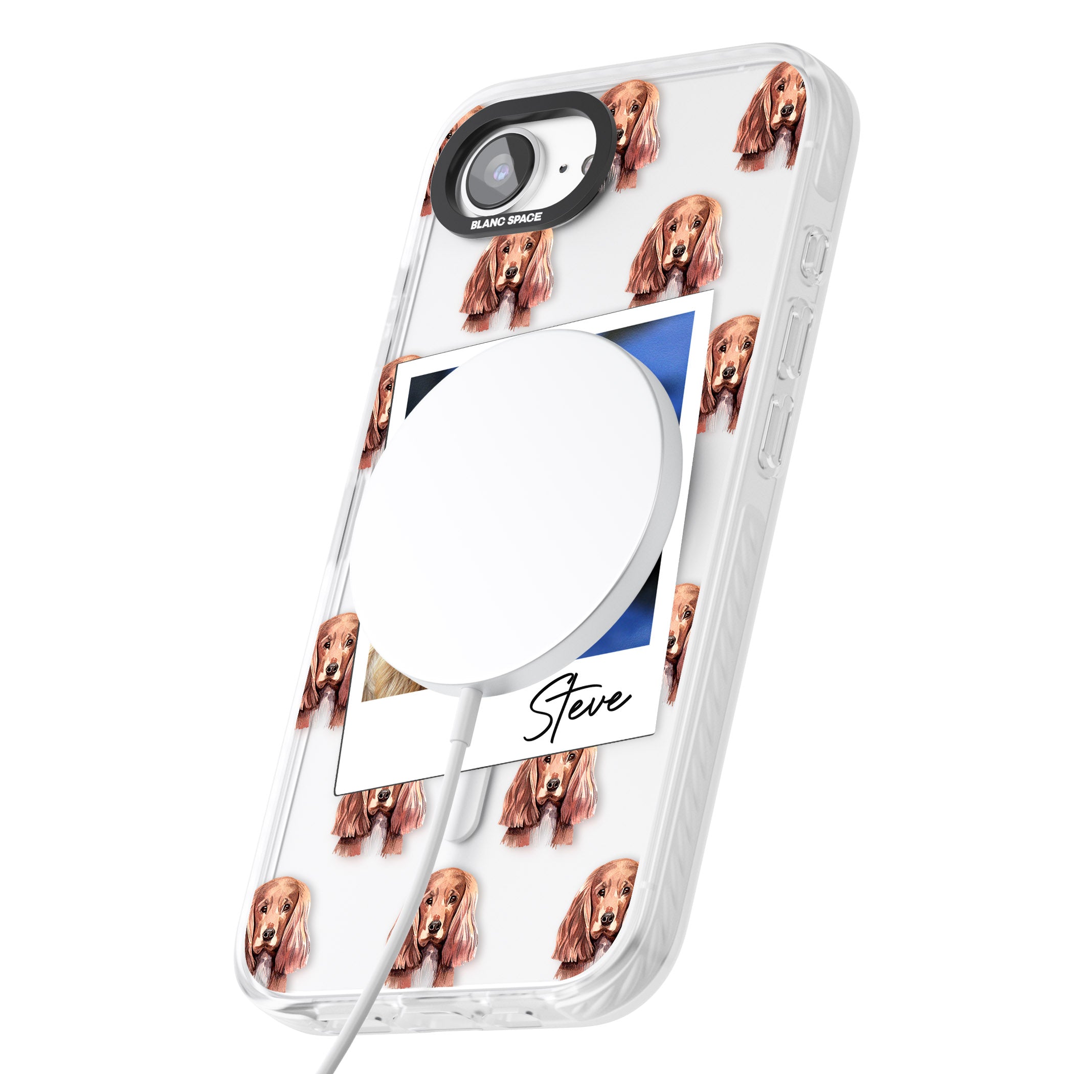 Personalised Cocker Spaniel Instant Camera Photo