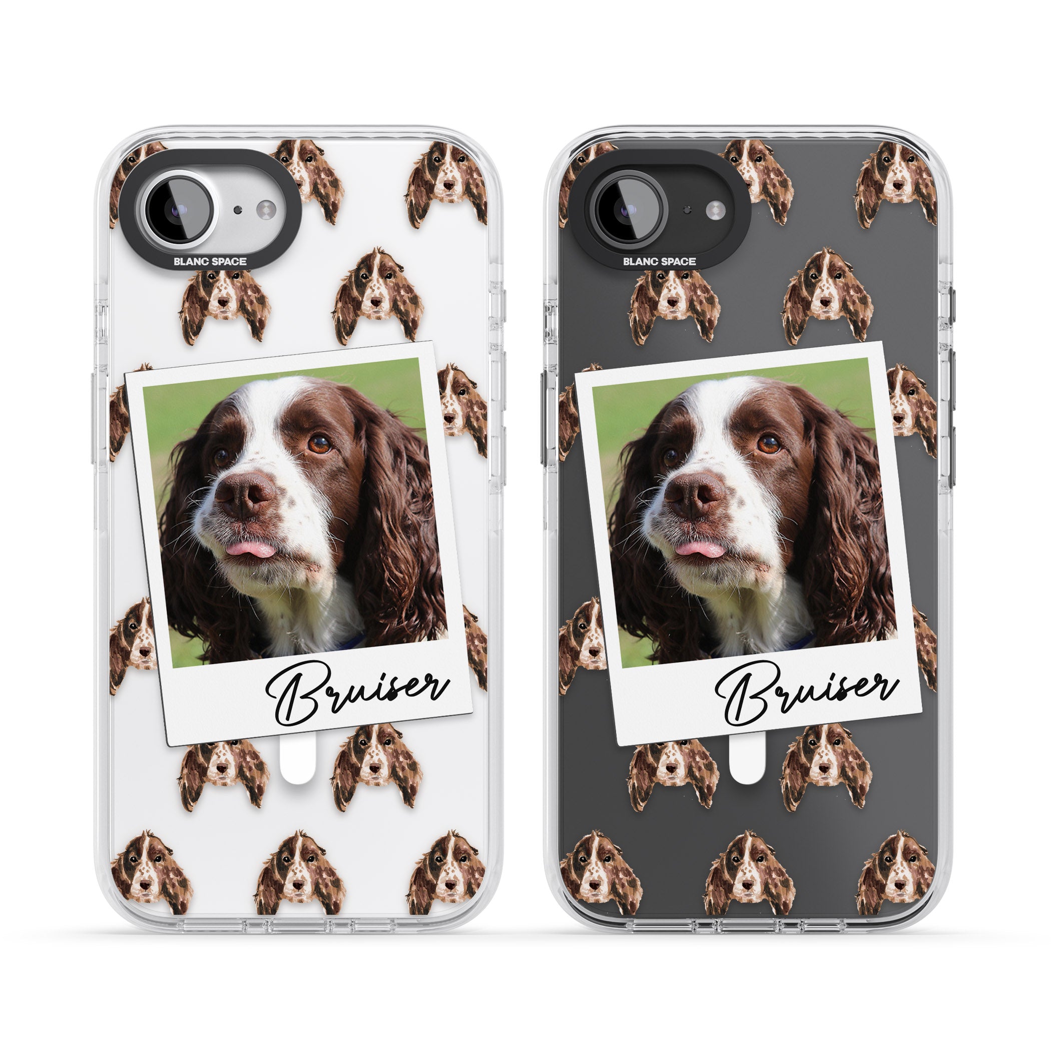 Personalised Springer Spaniel Instant Camera Photo