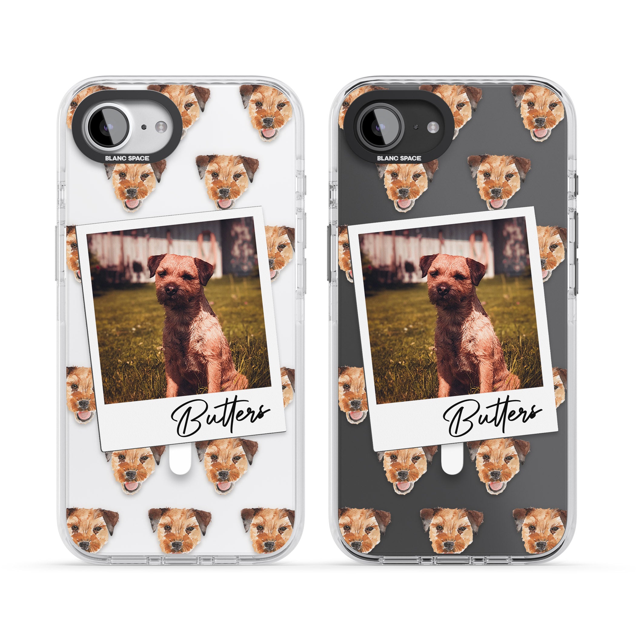 Personalised Border Terrier Instant Camera Photo