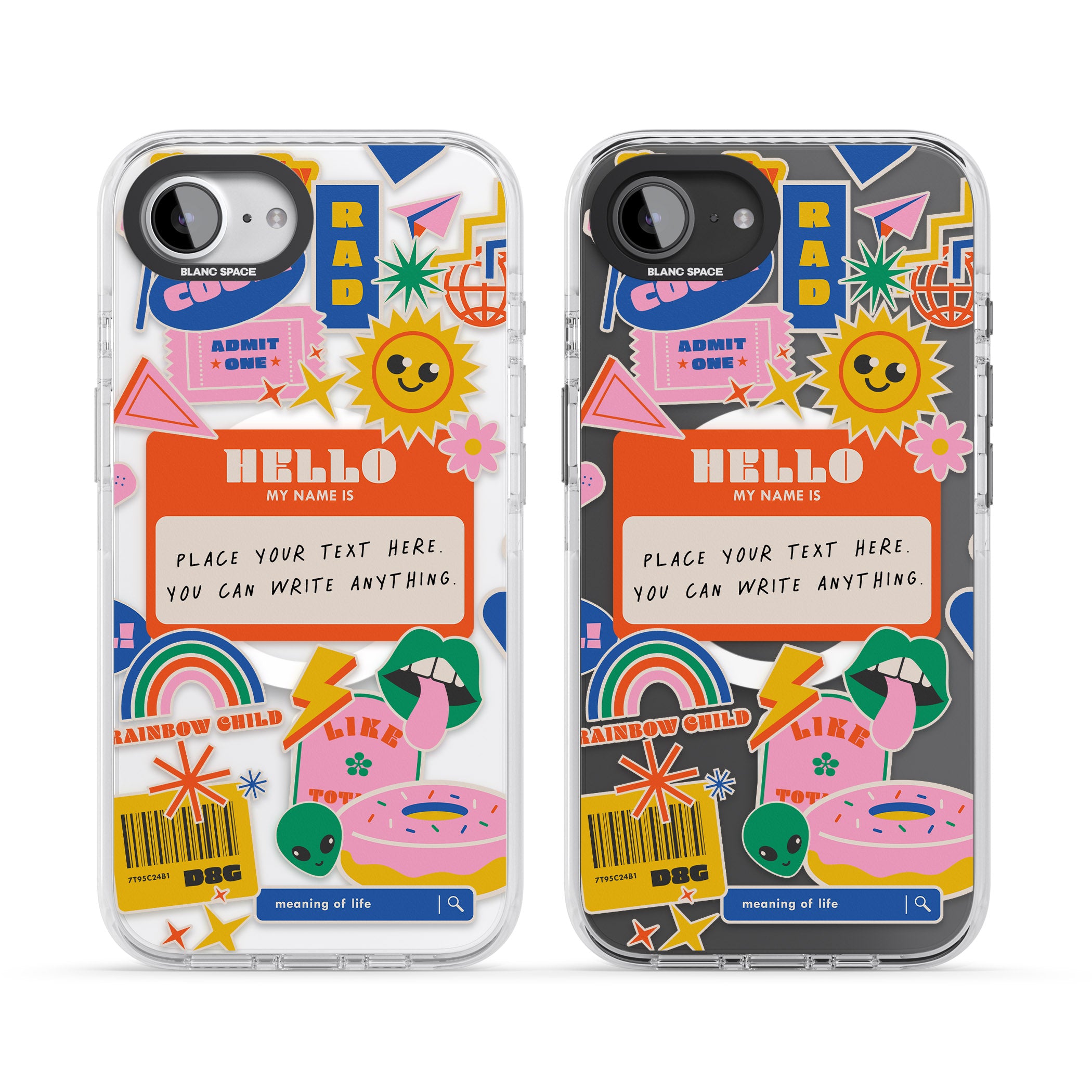 Personalised Retro Vibes Sticker